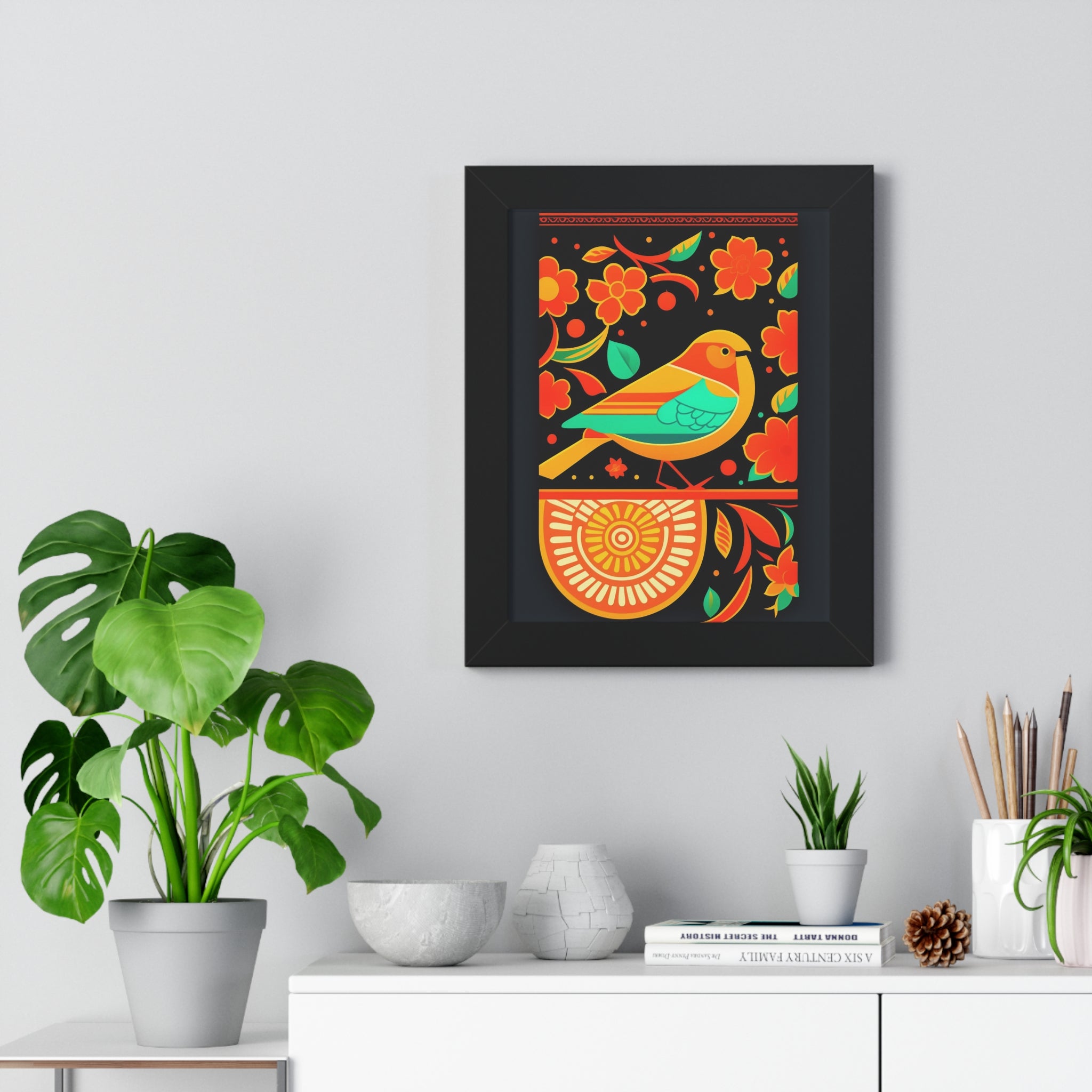 "BOHO" Framed Vertical Poster