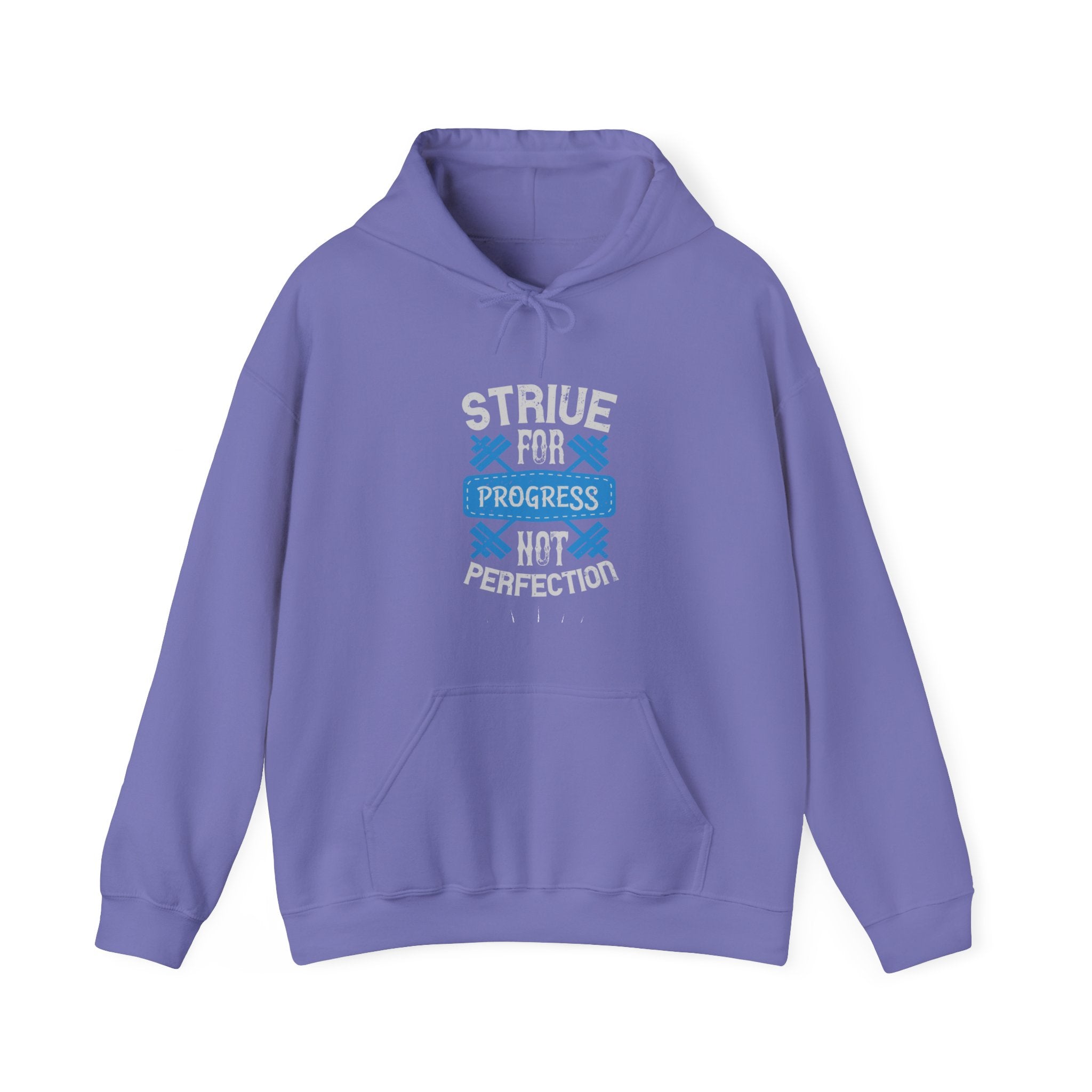 "Strive For Progress Not Perfection" Unisex Heavy Blend™ Hooded Sweatshirt