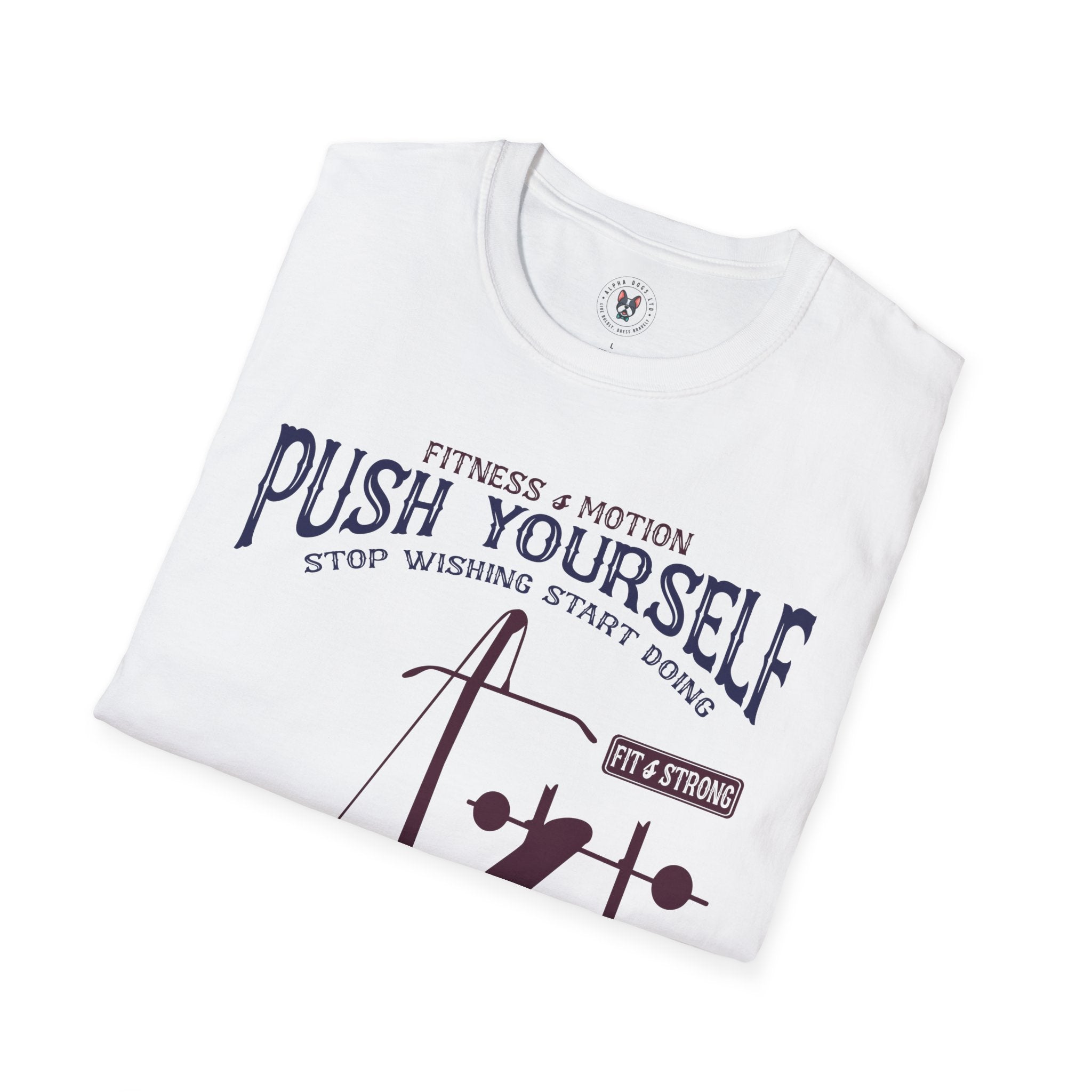 "Push Yourself" Unisex Soft style T-Shirt