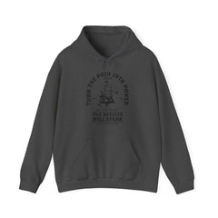 "Turn The Pain Into Power"  Unisex Heavy Blend™ Hooded Sweatshirt