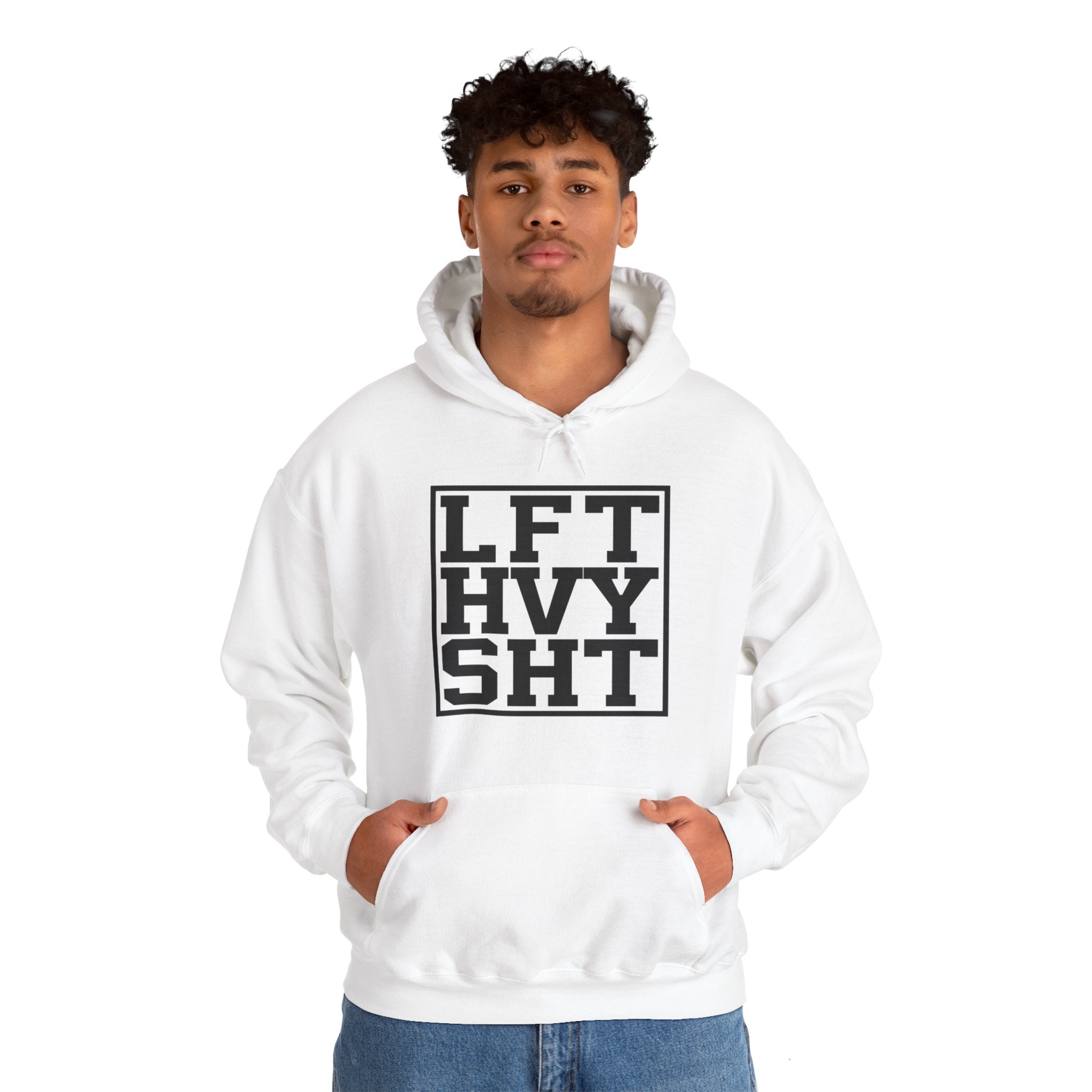 "Lift Heavy Shit" Unisex Heavy Blend™ Hooded Sweatshirt