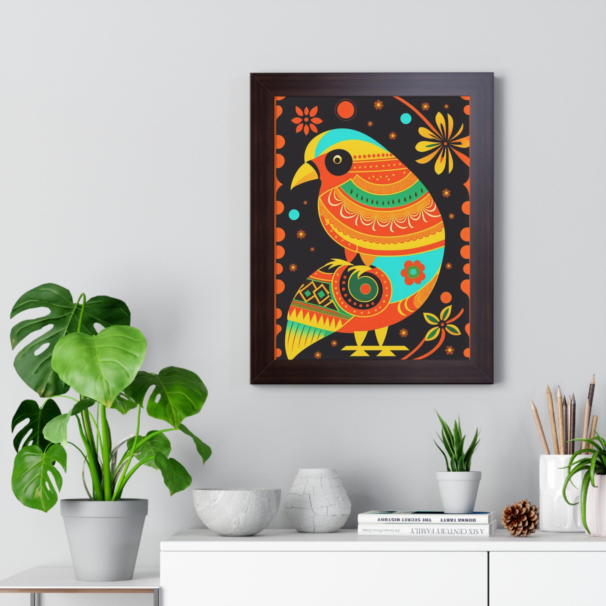 "BOHO" Framed Vertical Poster