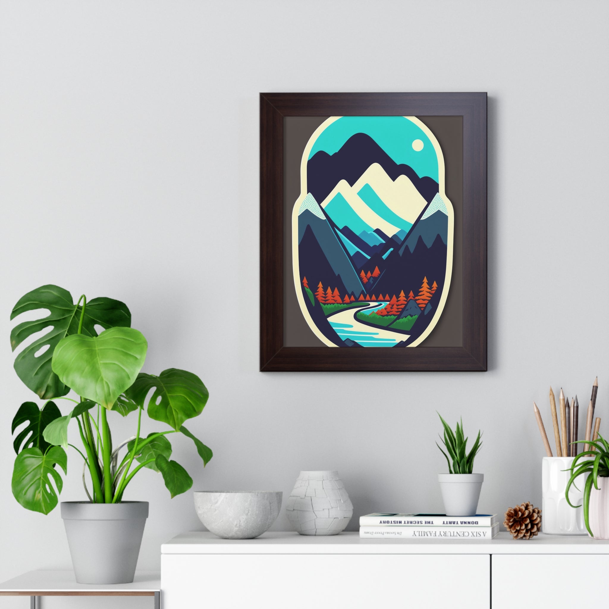 "BOHO" Framed Vertical Poster