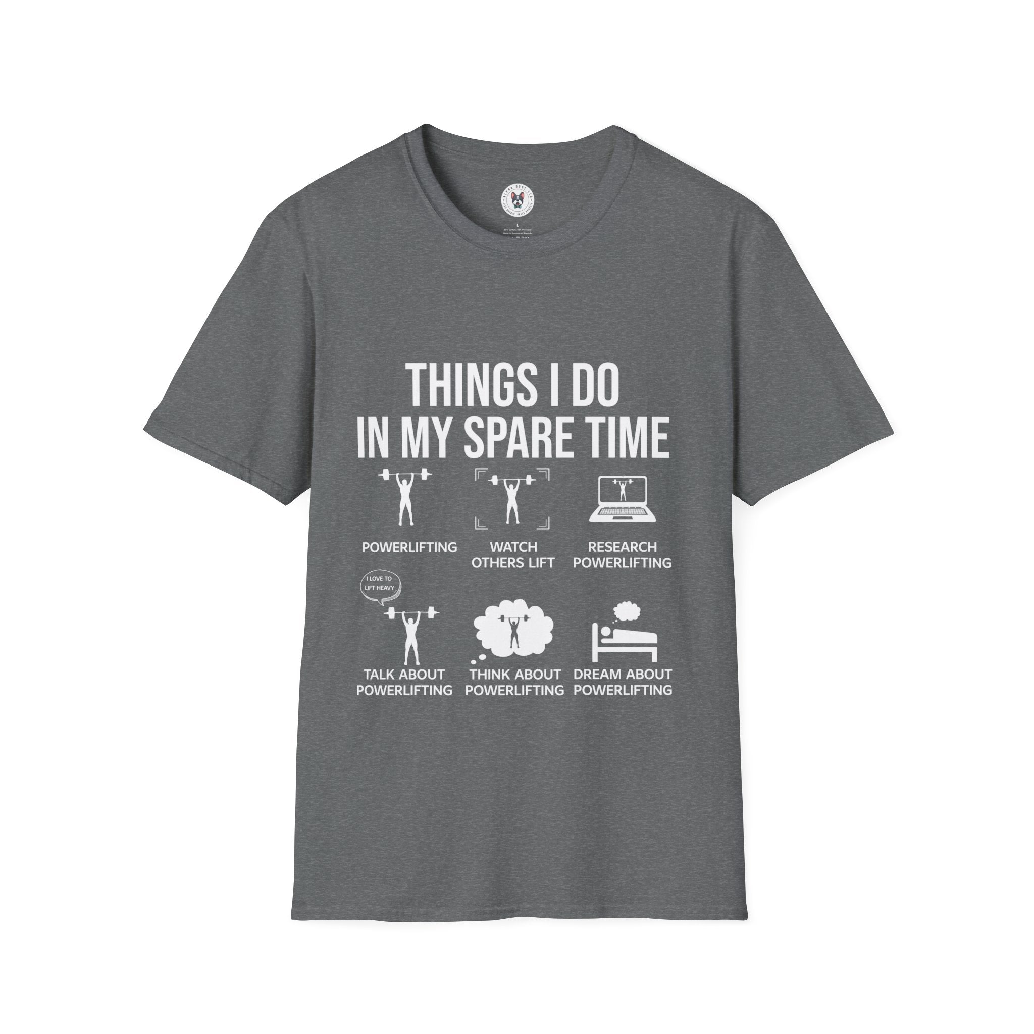 "Things I Do In My Spare Time"  Unisex Soft style T-Shirt