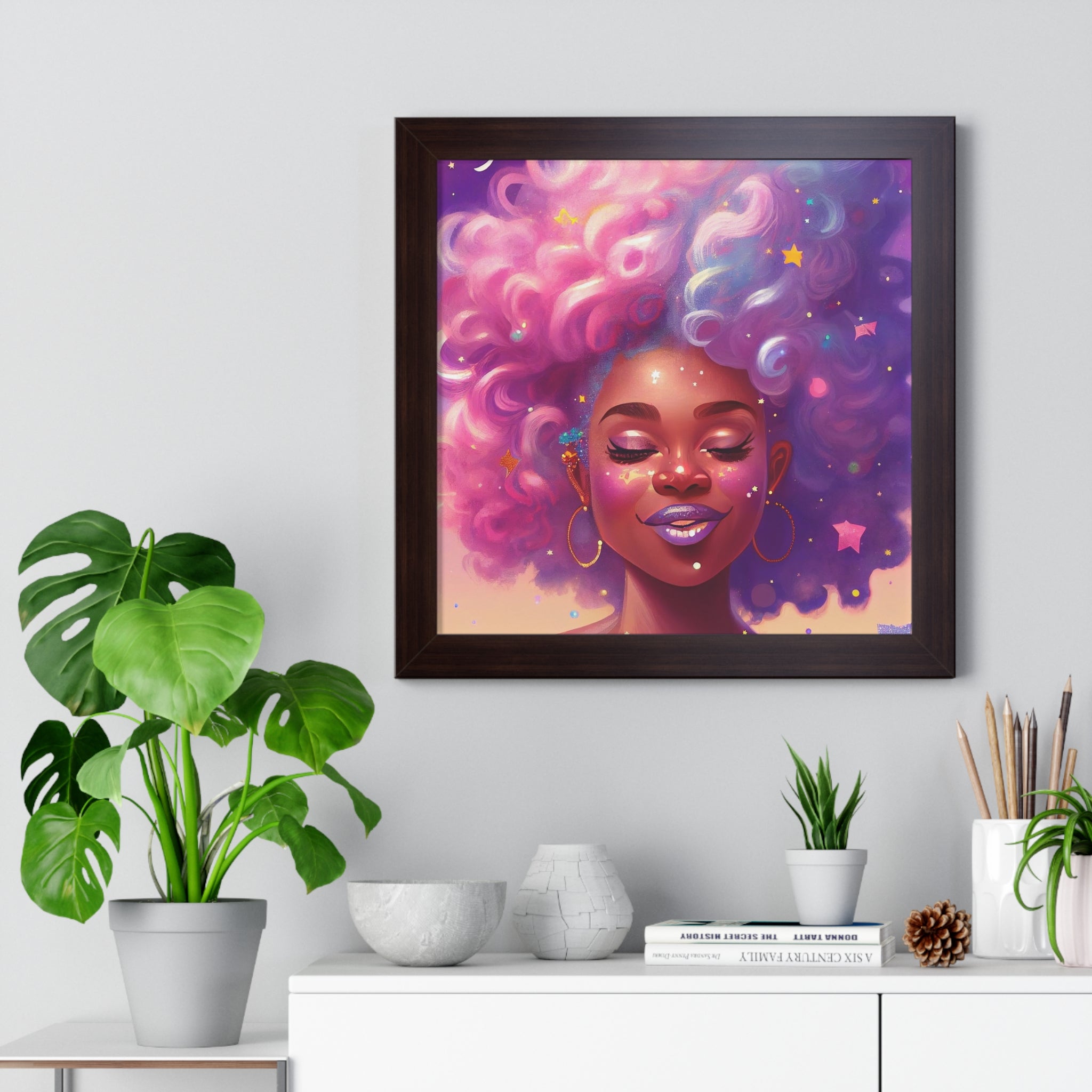 "BLACK GIRL MAGIC" Framed Vertical Poster