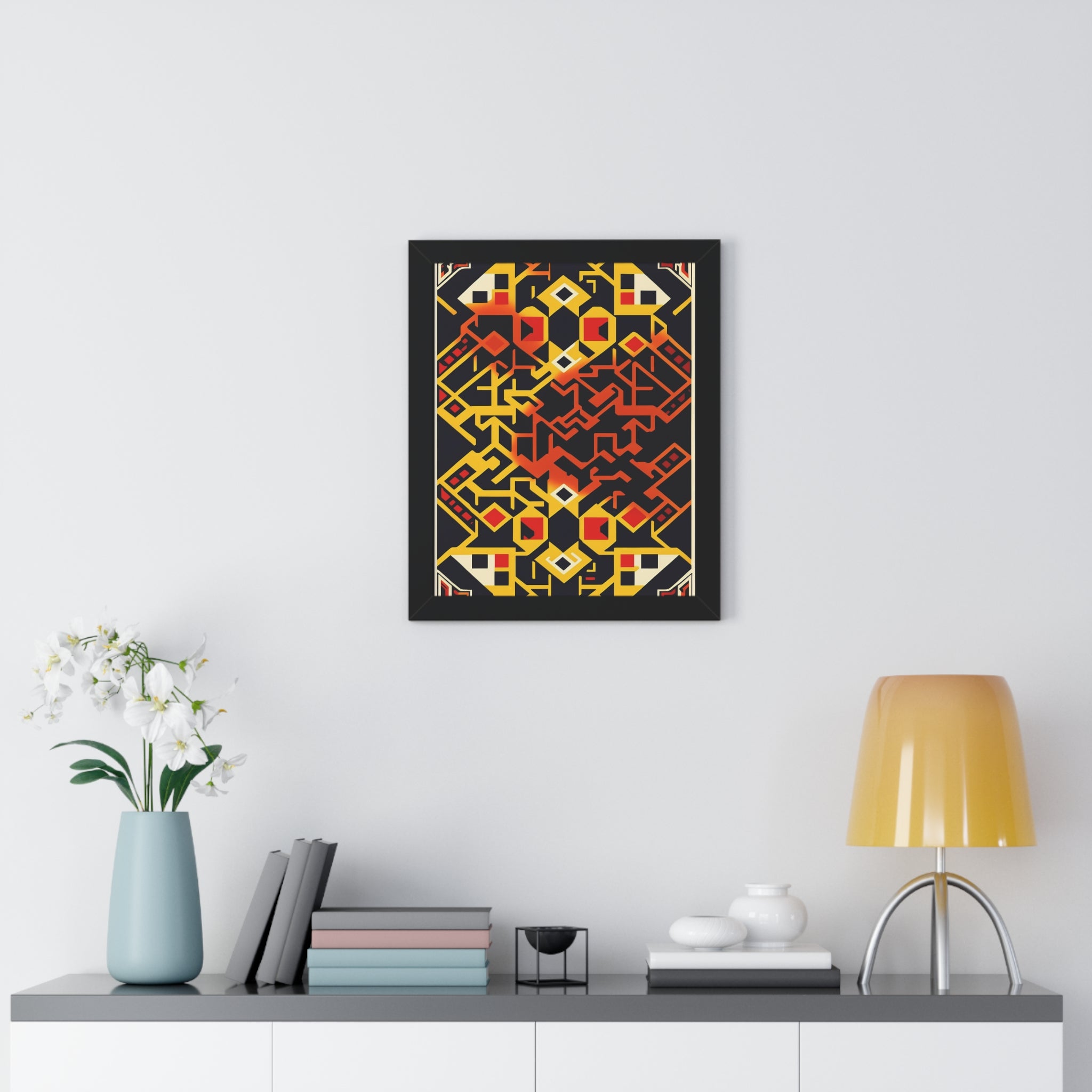 "BOHO" Framed Vertical Poster