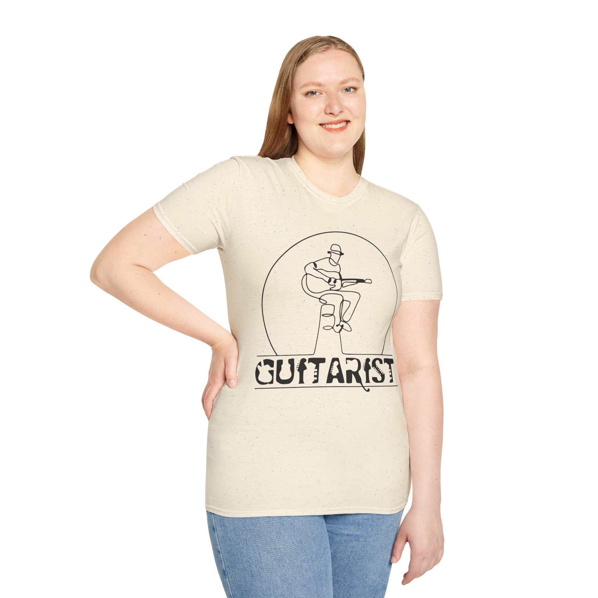 "Guitarist" Unisex Soft style T-Shirt