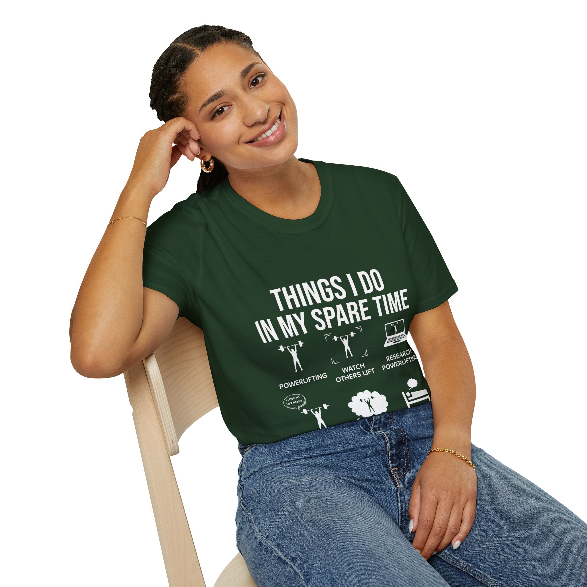 "Things I Do In My Spare Time"  Unisex Soft style T-Shirt