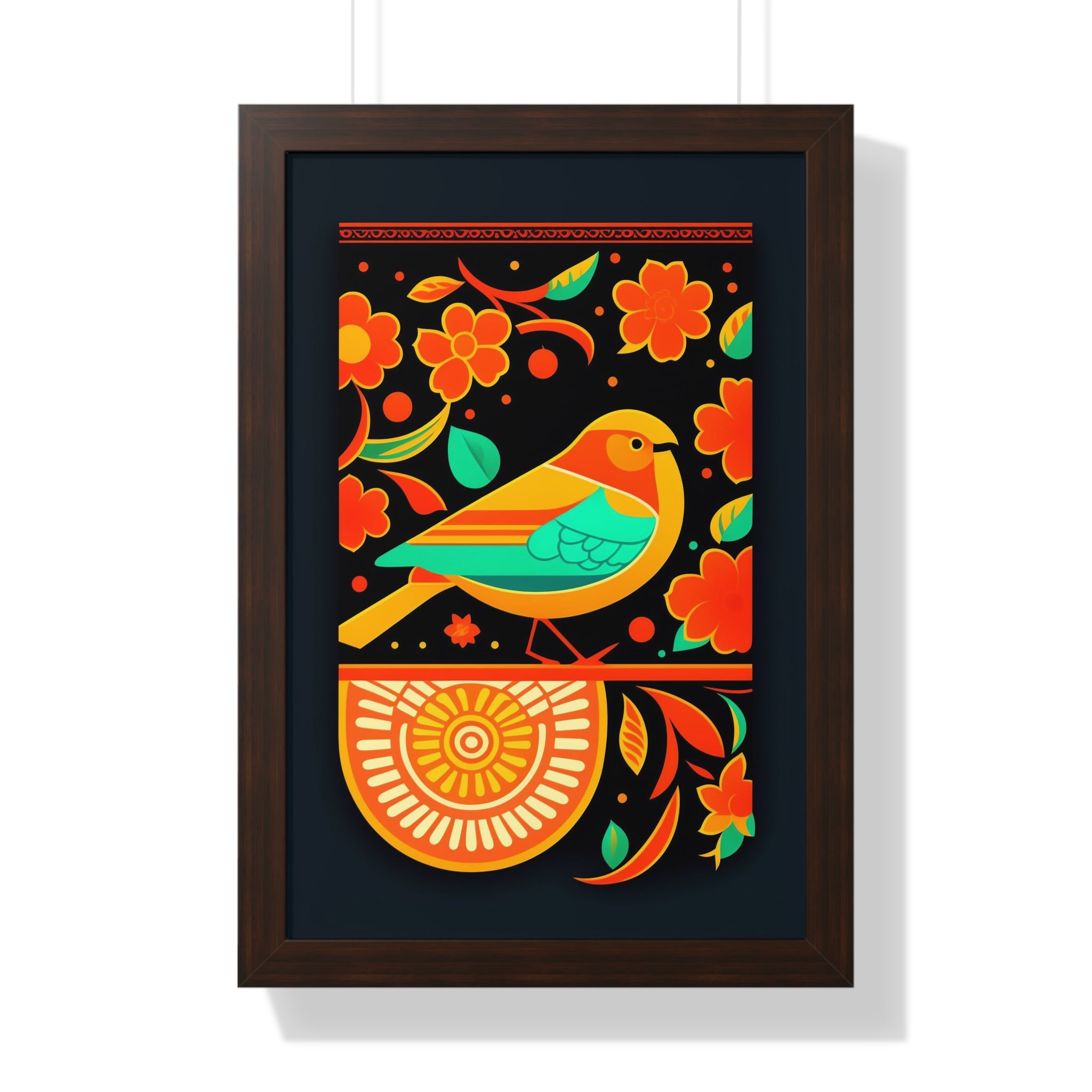 "BOHO" Framed Vertical Poster