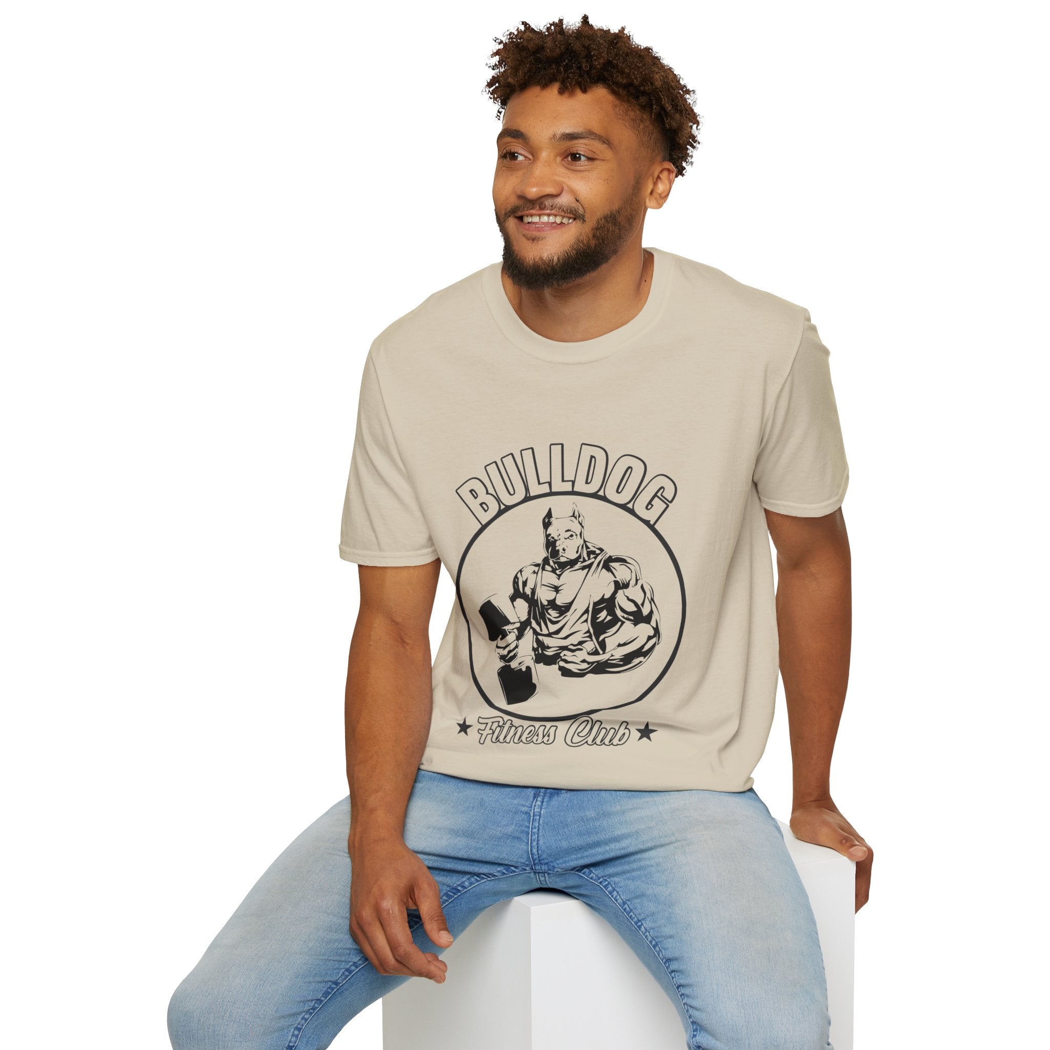 "BullDog Fitness Club" Unisex Soft style T-Shirt