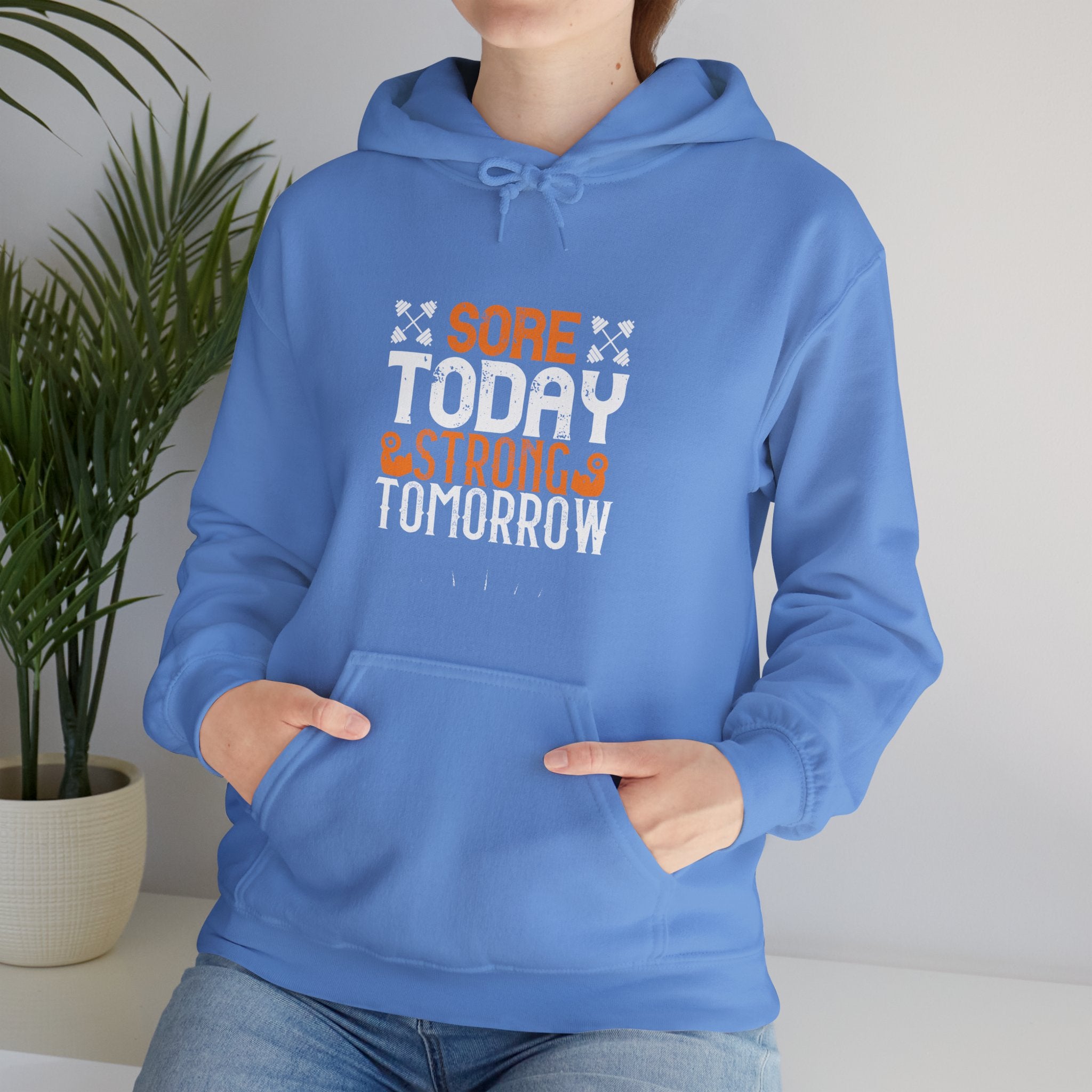 "Sore Today  StrongTomorrow" Unisex Heavy Blend™ Hooded Sweatshirt