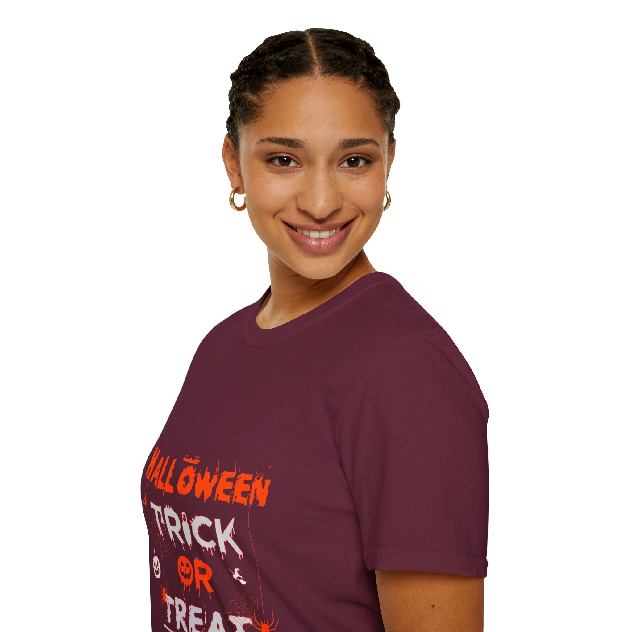 "HALLOWEEN TRICK OR TREAT" Unisex Soft style T-Shirt