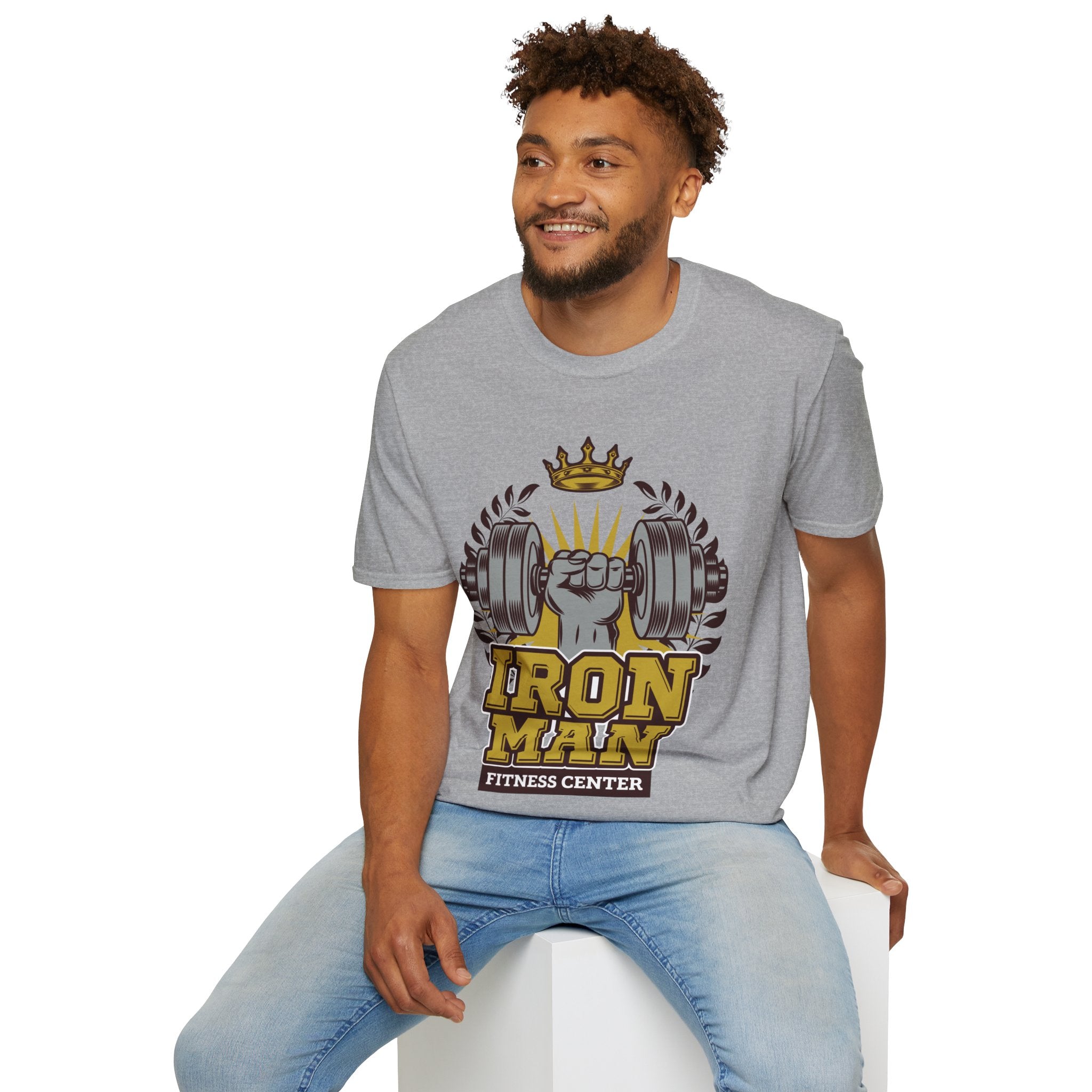 "IronMan Fitness Centre" Unisex Soft style T-Shirt