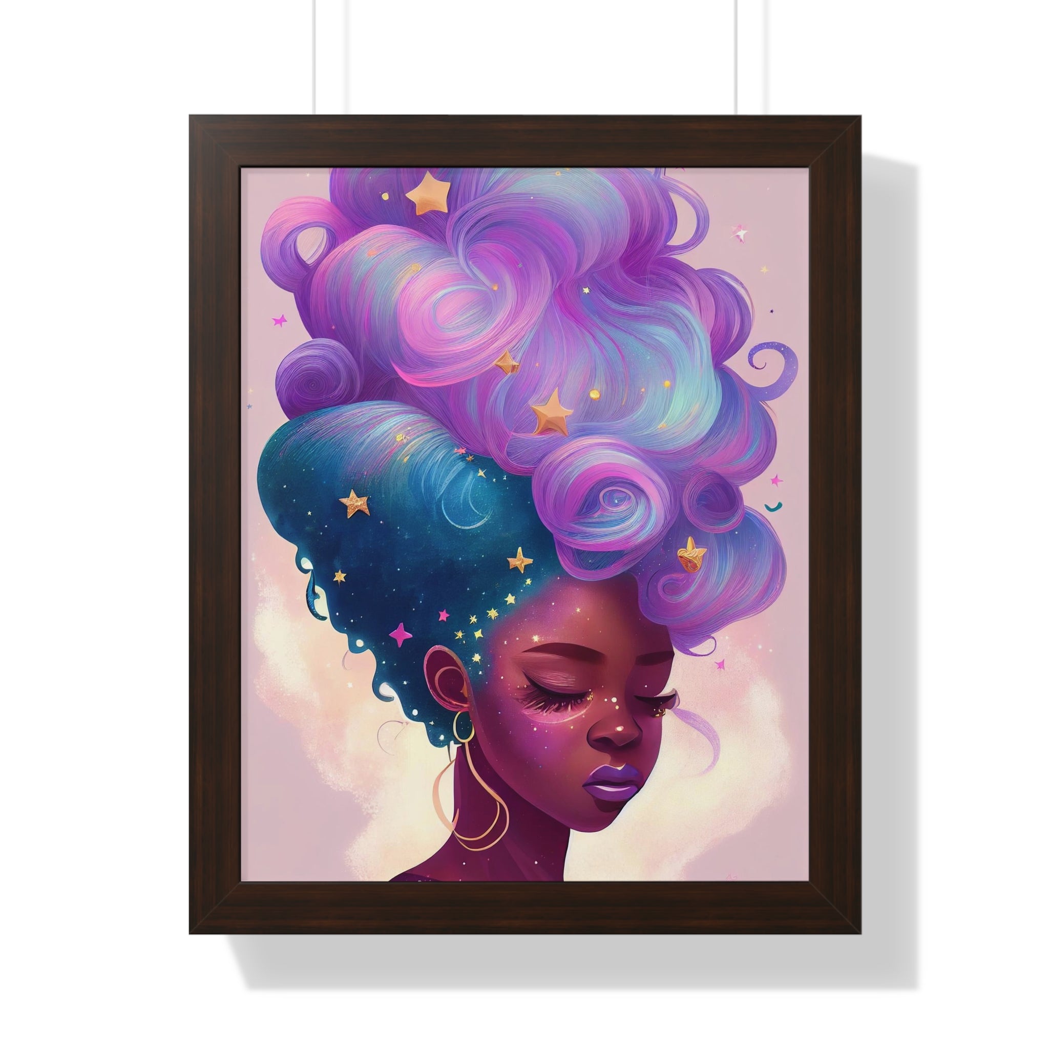 "BLACK GIRL MAGIC" Framed Vertical Poster