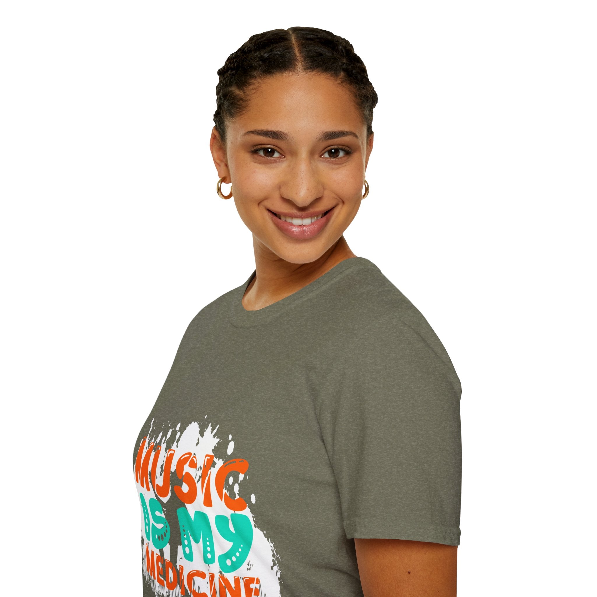 "Music In My Medicine" Unisex Soft style T-Shirt