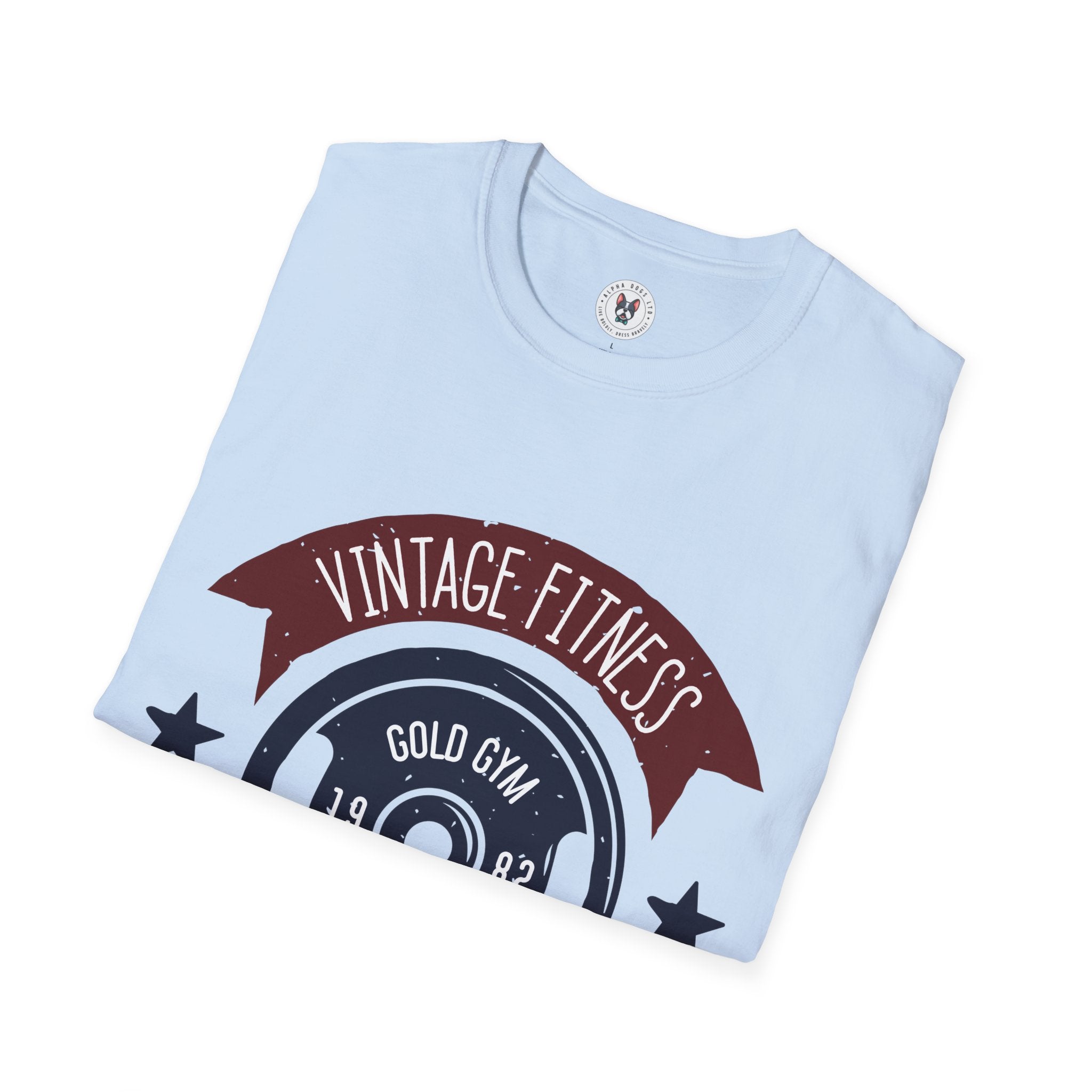 "Vintage Fitness Retro Gym Group" Unisex Soft style T-Shirt