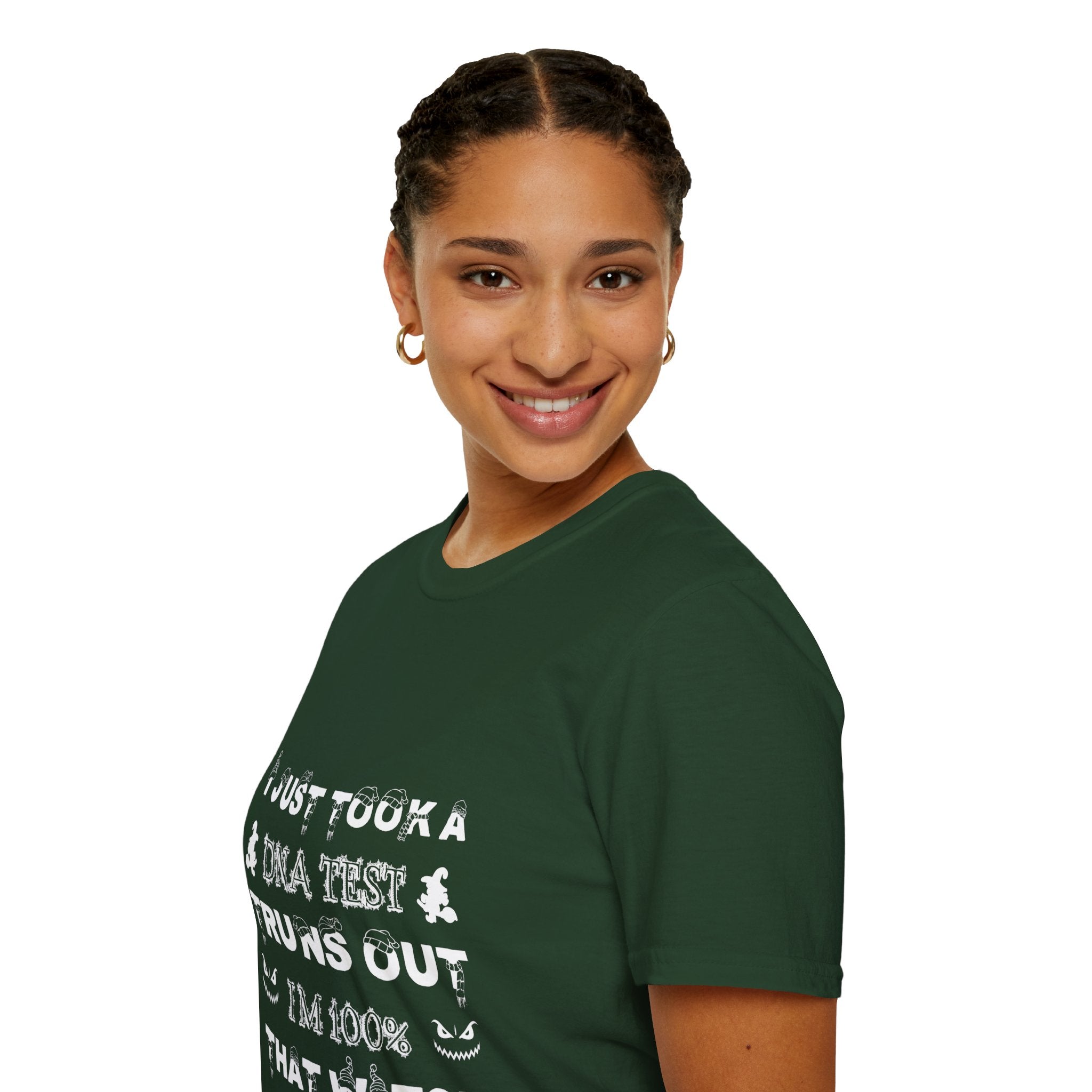 "I JUST TOOK A DNA TEST TURNS OUT IM 100% THAT WITCH" Unisex Soft style T-Shirt