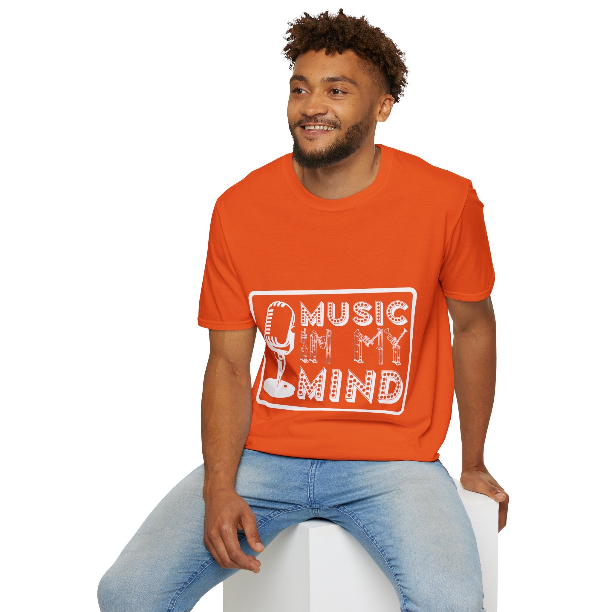 "Music In My Mind" Unisex Soft style T-Shirt