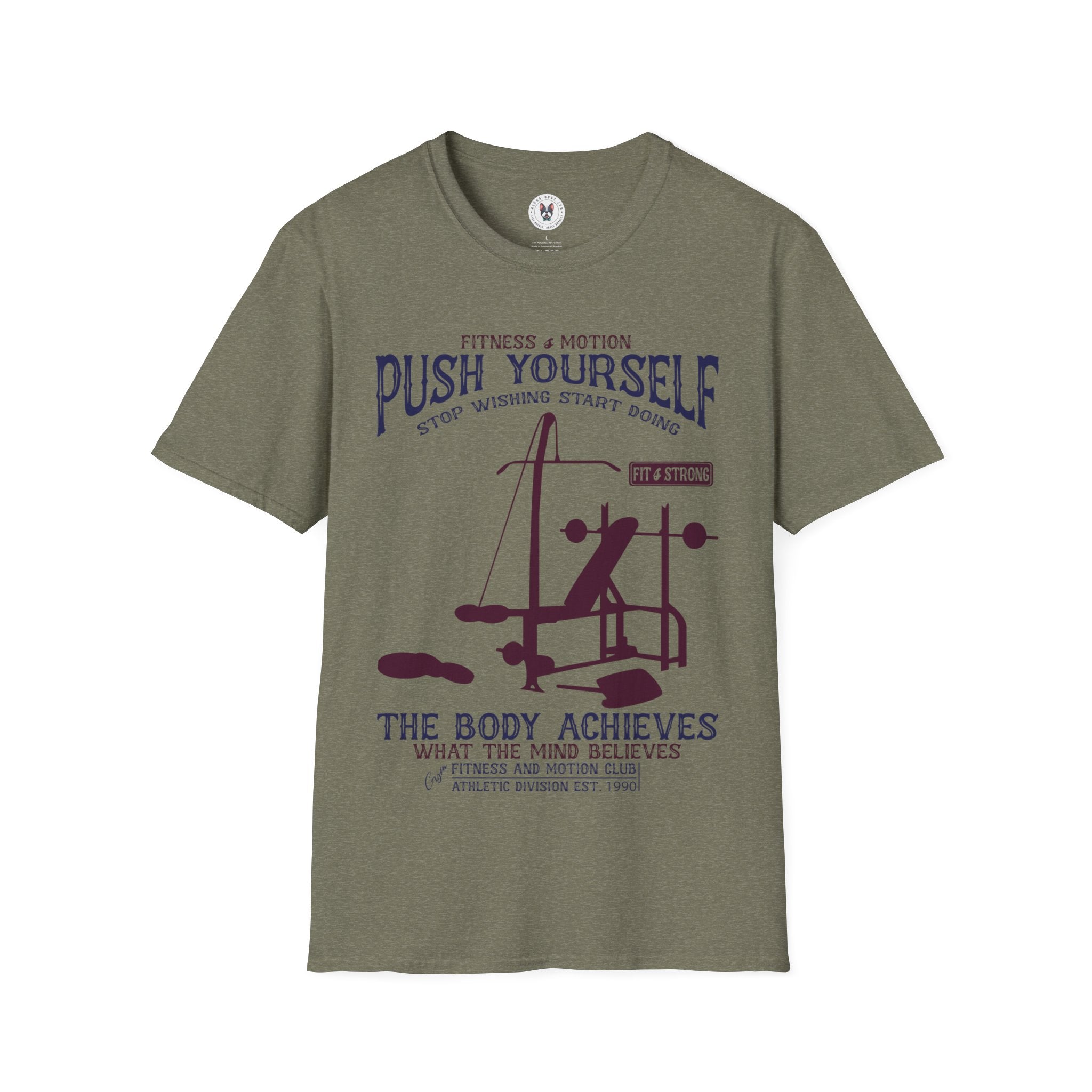 "Push Yourself" Unisex Soft style T-Shirt