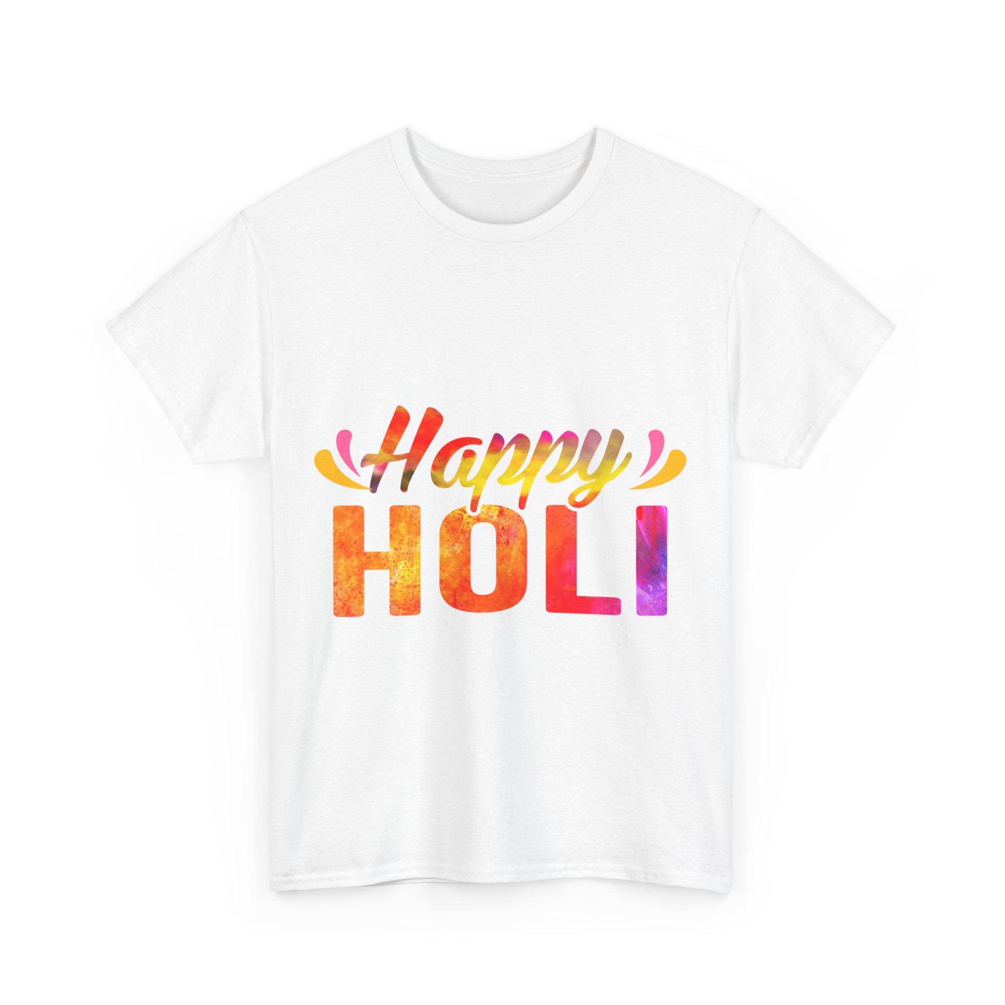 Happy Holi Unisex Heavy Cotton Tee