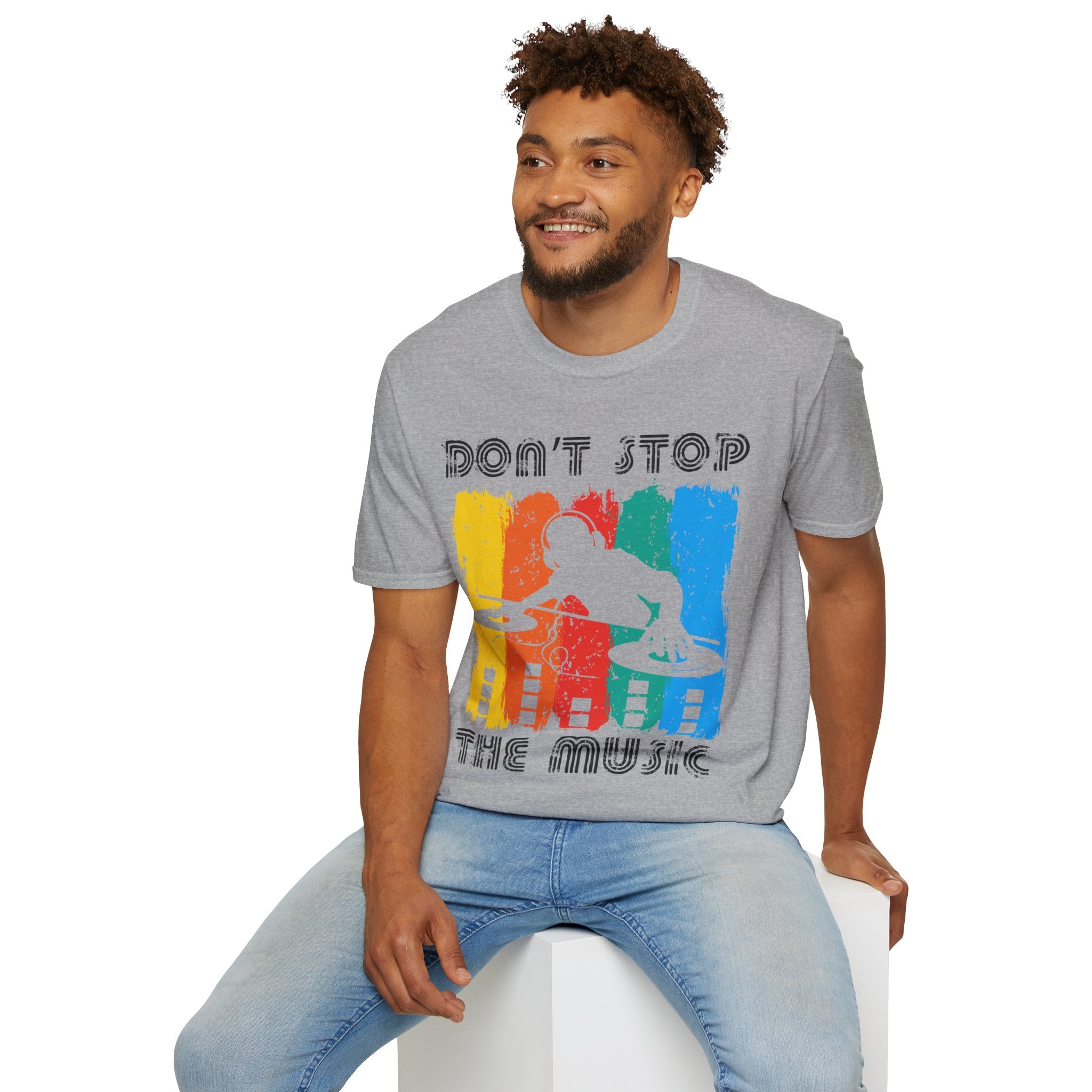 "Don't Stop the Music" Unisex Soft style T-Shirt