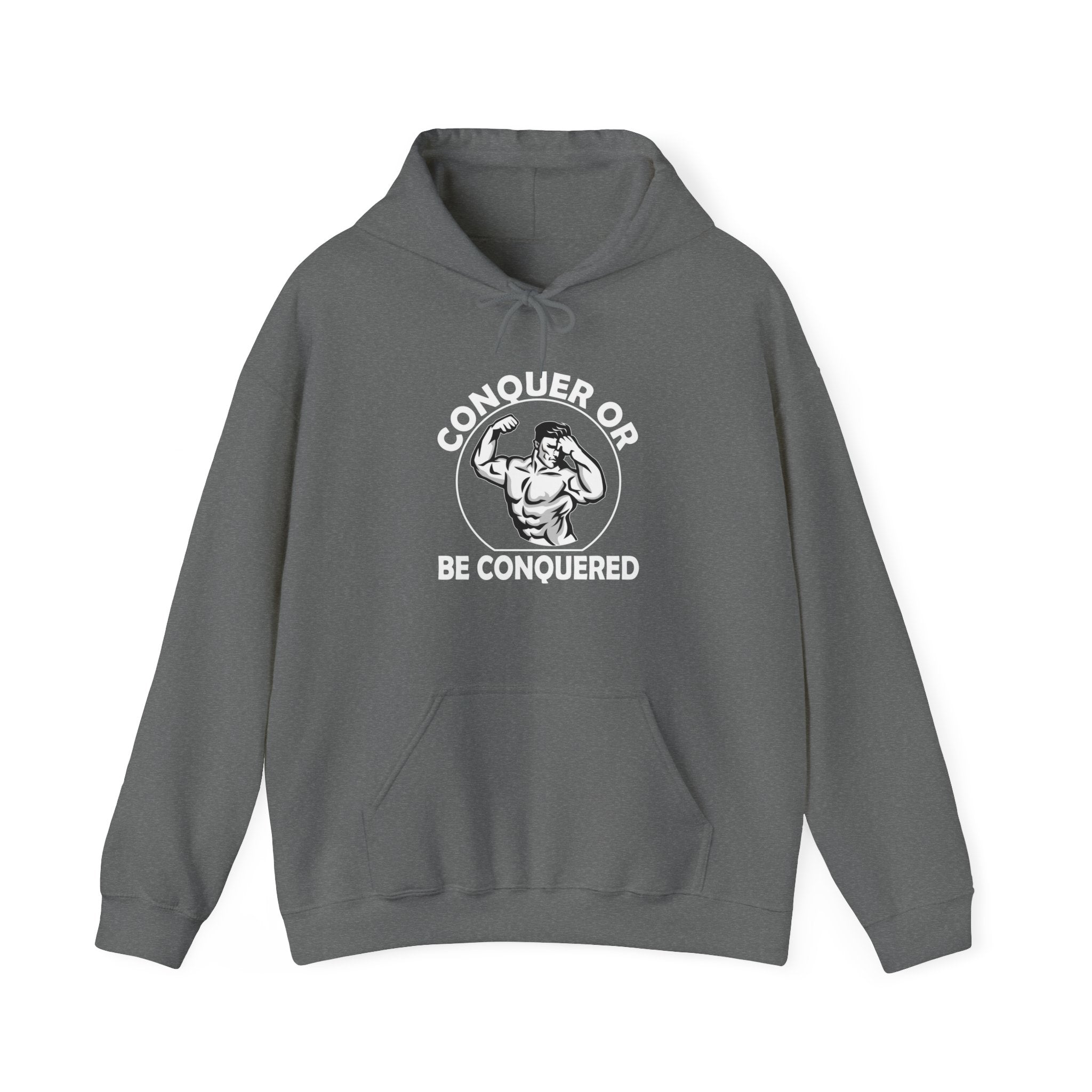 "Conquer Or Conquered" Unisex Heavy Blend™ Hooded Sweatshirt