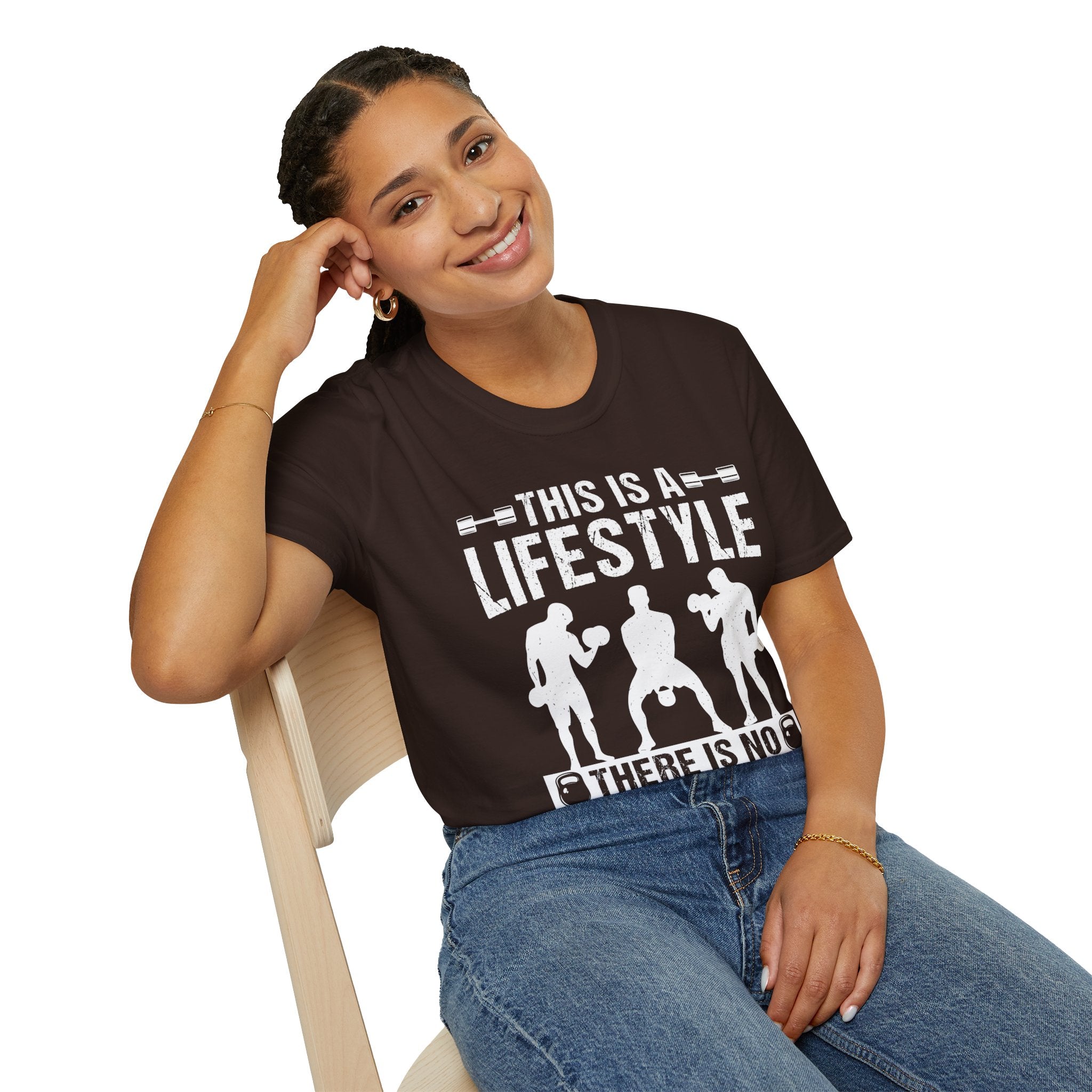 "This Is A Life Style There Is No Finish Line" Unisex Soft style T-Shirt