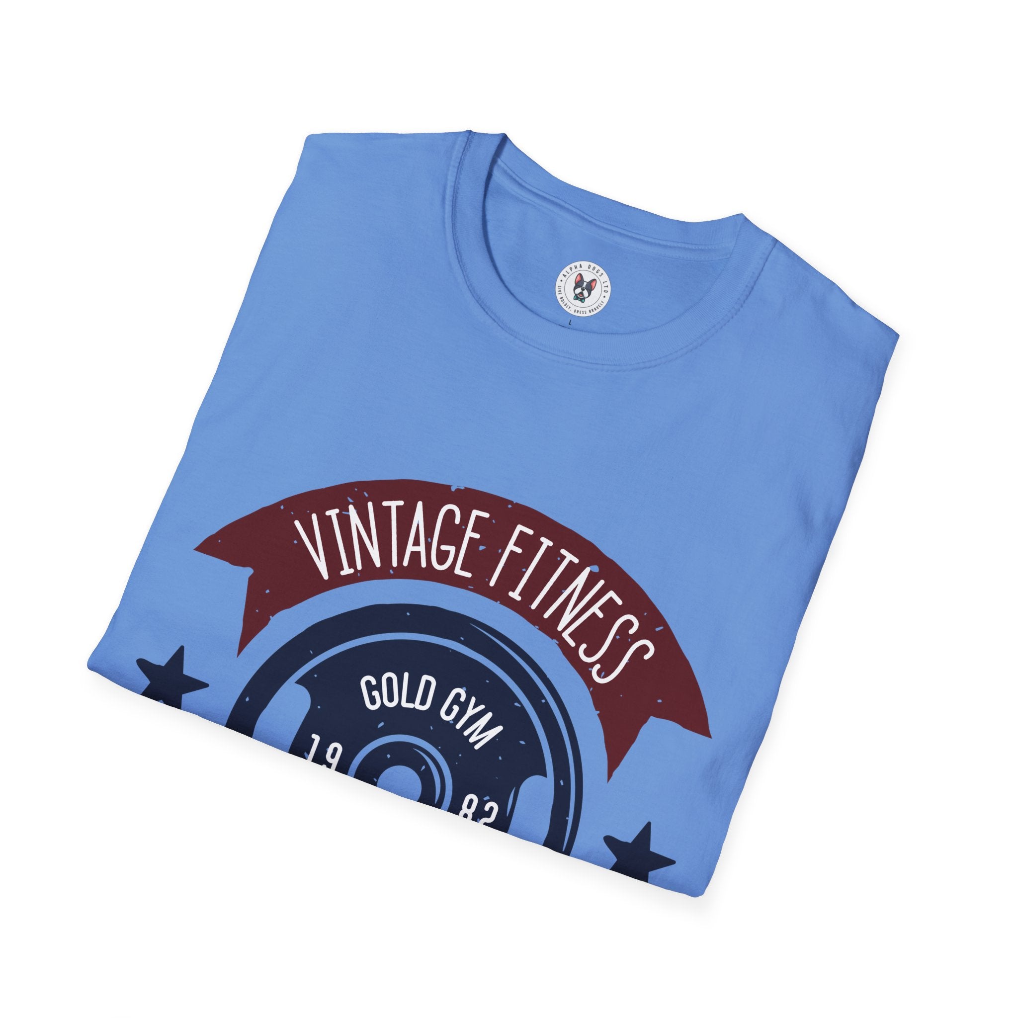 "Vintage Fitness Retro Gym Group" Unisex Soft style T-Shirt