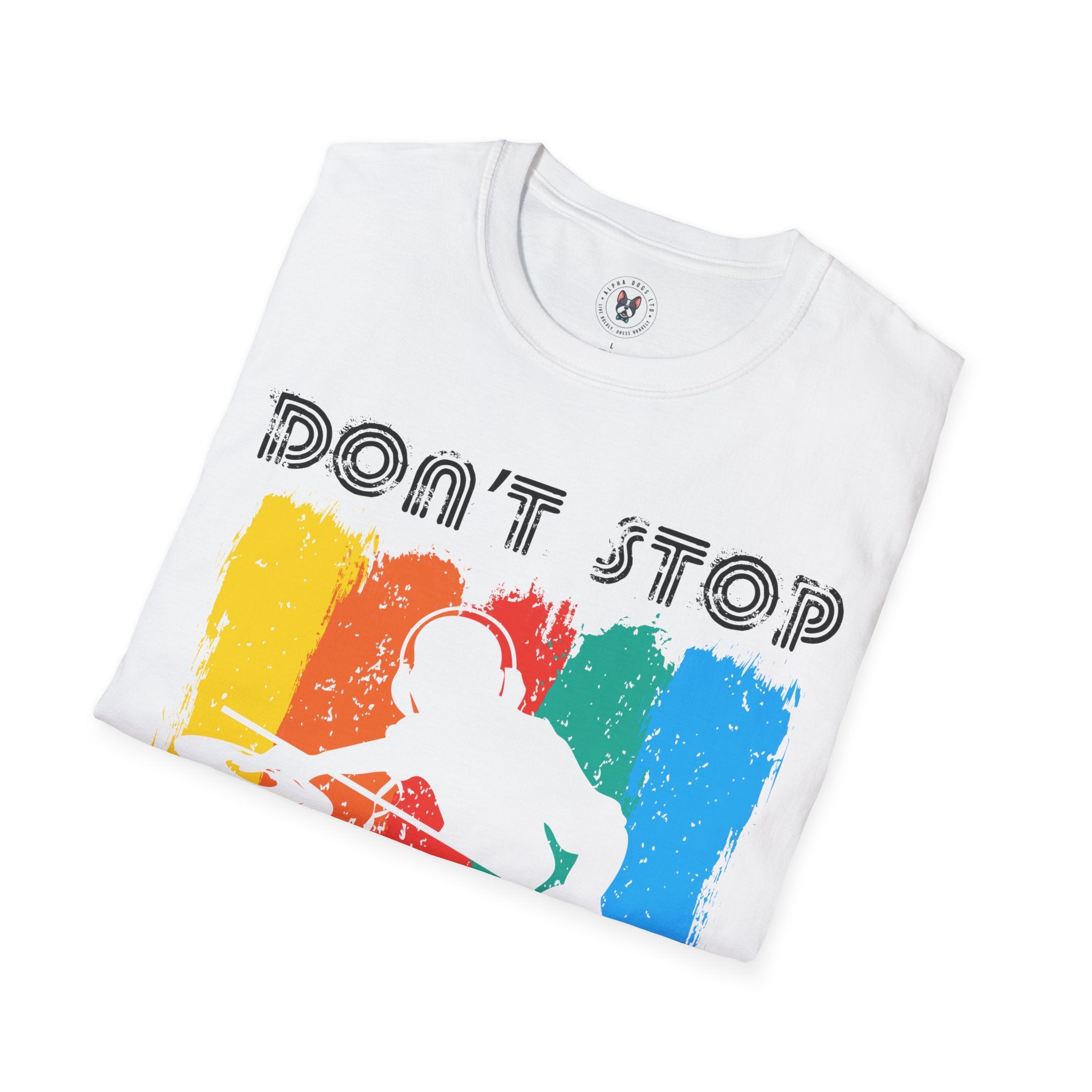 "Don't Stop the Music" Unisex Soft style T-Shirt