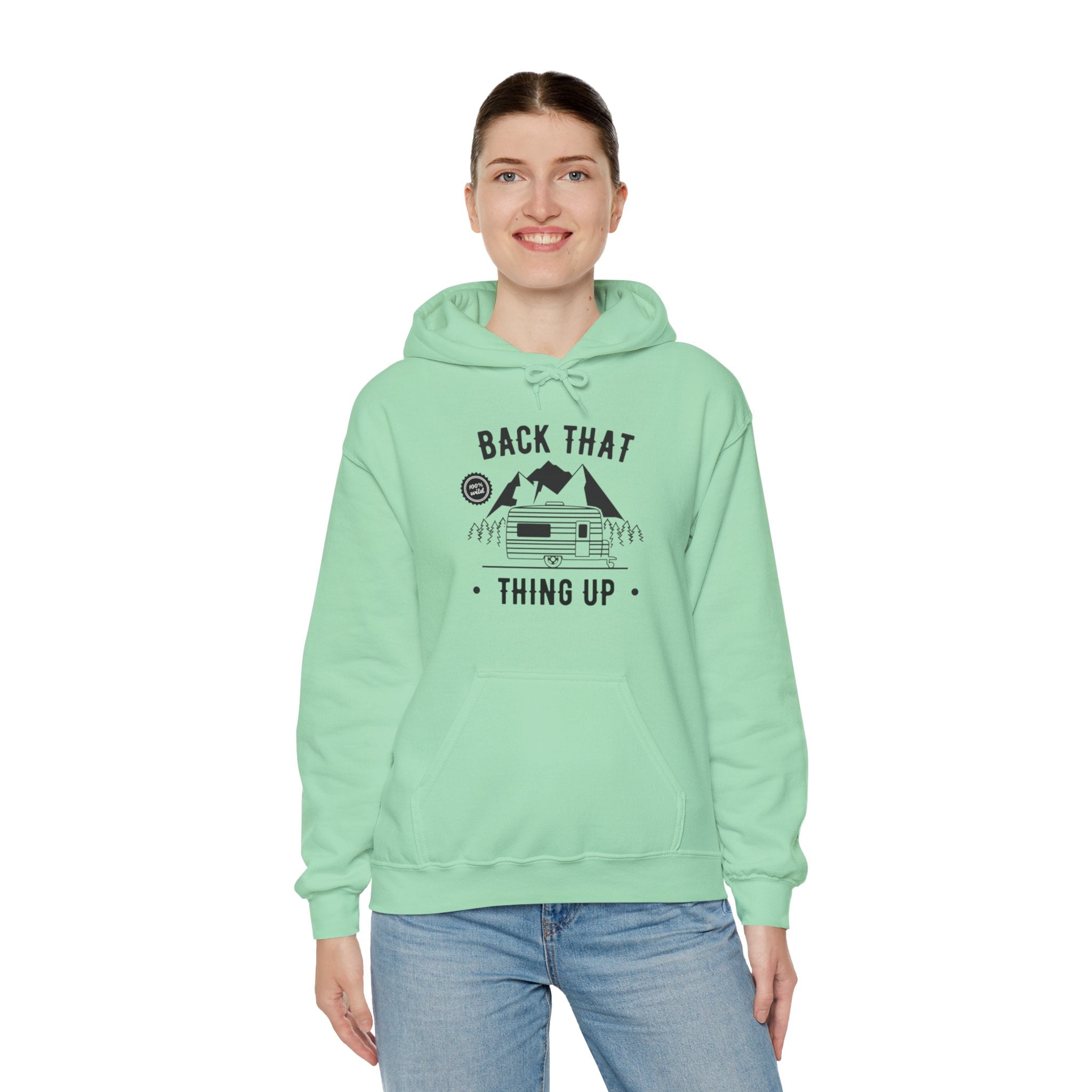 "Back That Thing Up" Unisex Heavy Blend™ Hooded Sweatshirt