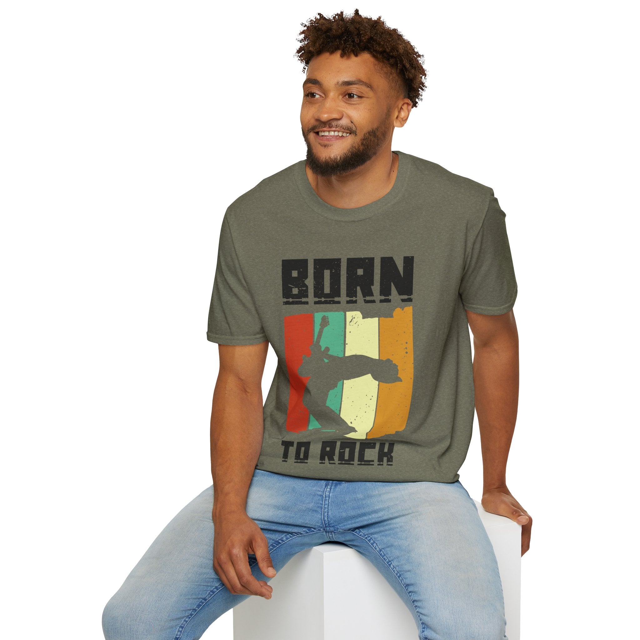 "Born To Rock"  Unisex Soft style T-Shirt