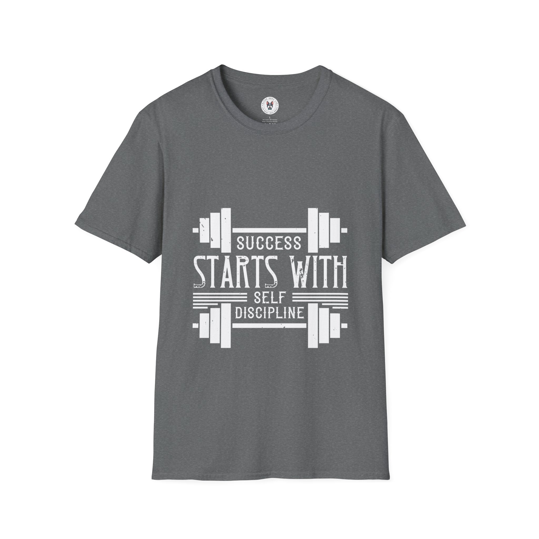 "Success Starts With Self Discipline"  Unisex Soft style T-Shirt