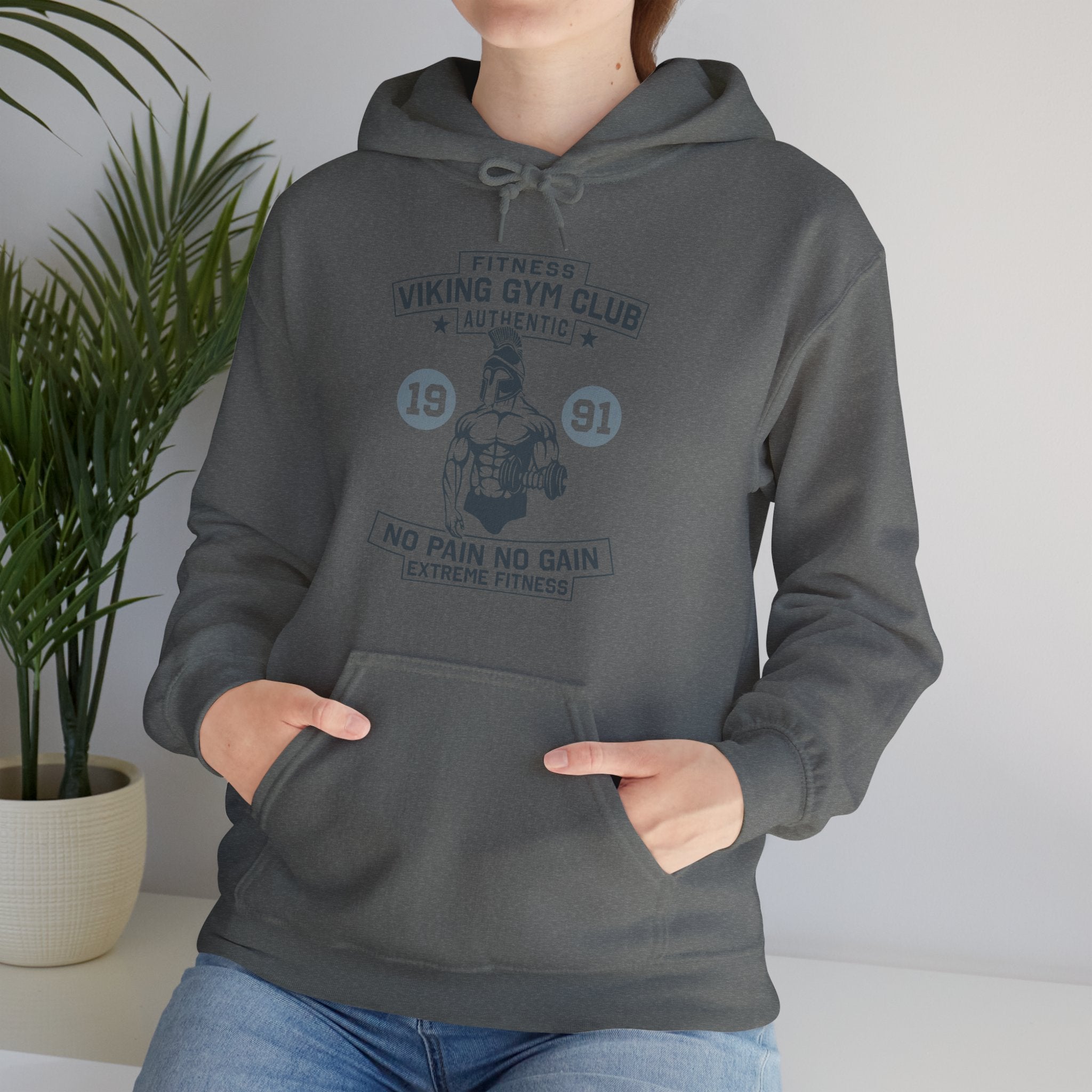 "No Pain No Gain"  Unisex Heavy Blend™ Hooded Sweatshirt