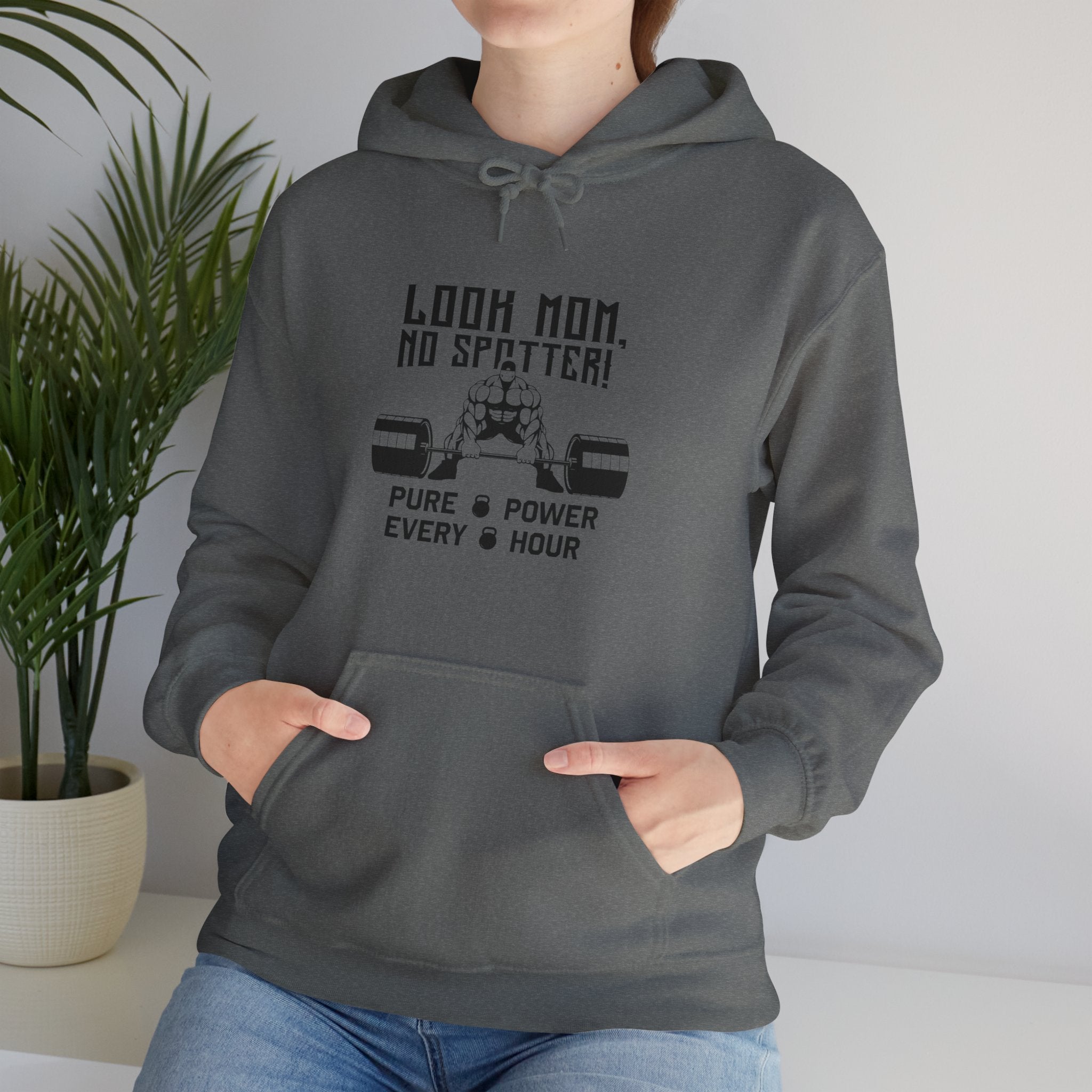 "Pure Power, Every Hour" Unisex Heavy Blend™ Hooded Sweatshirt