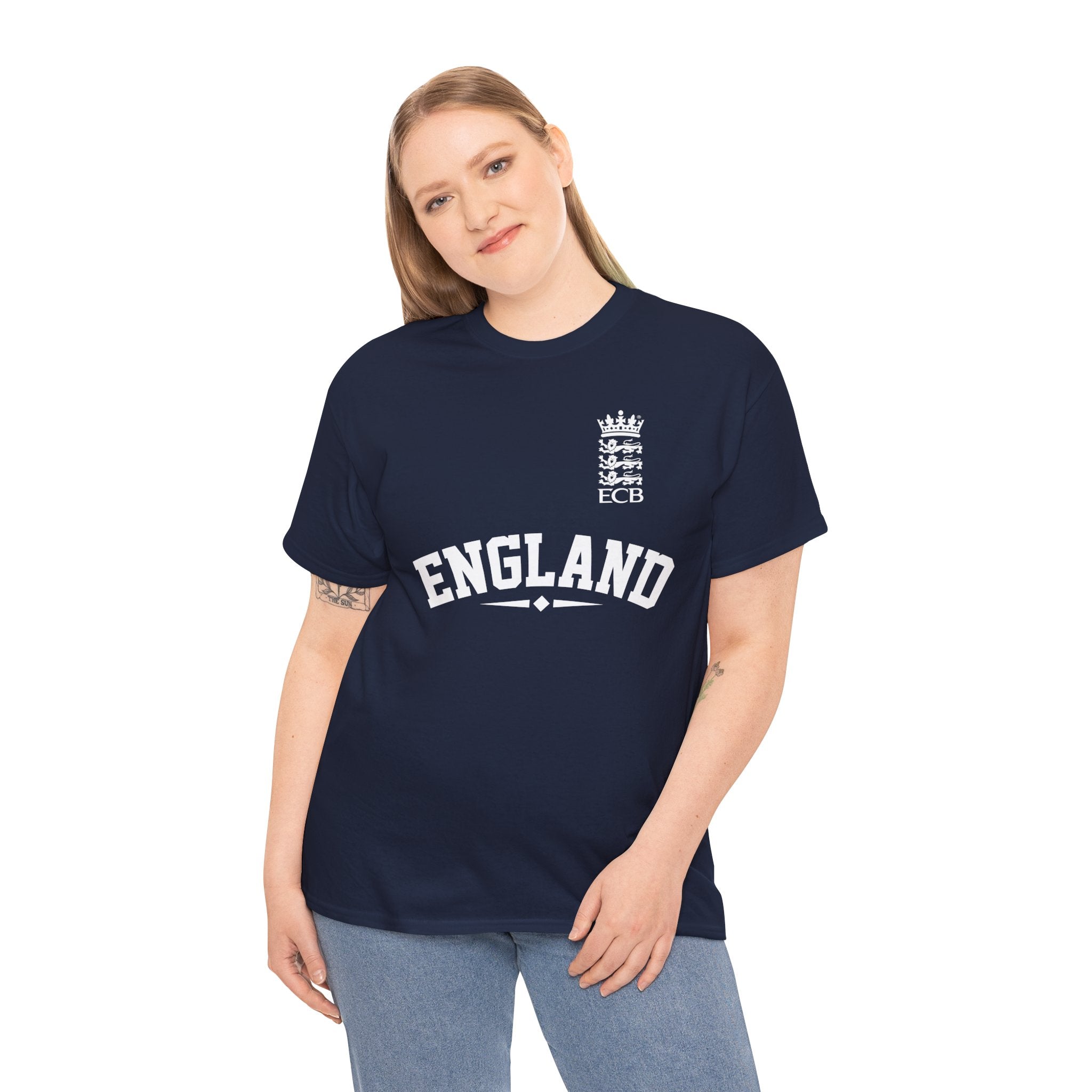 England Cricket Unisex Heavy Cotton Tee