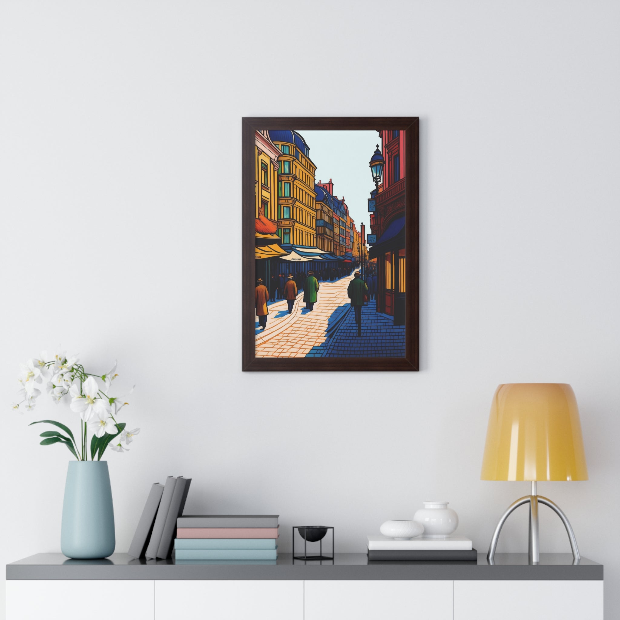 "ARCHITECTURE" Framed Vertical Poster