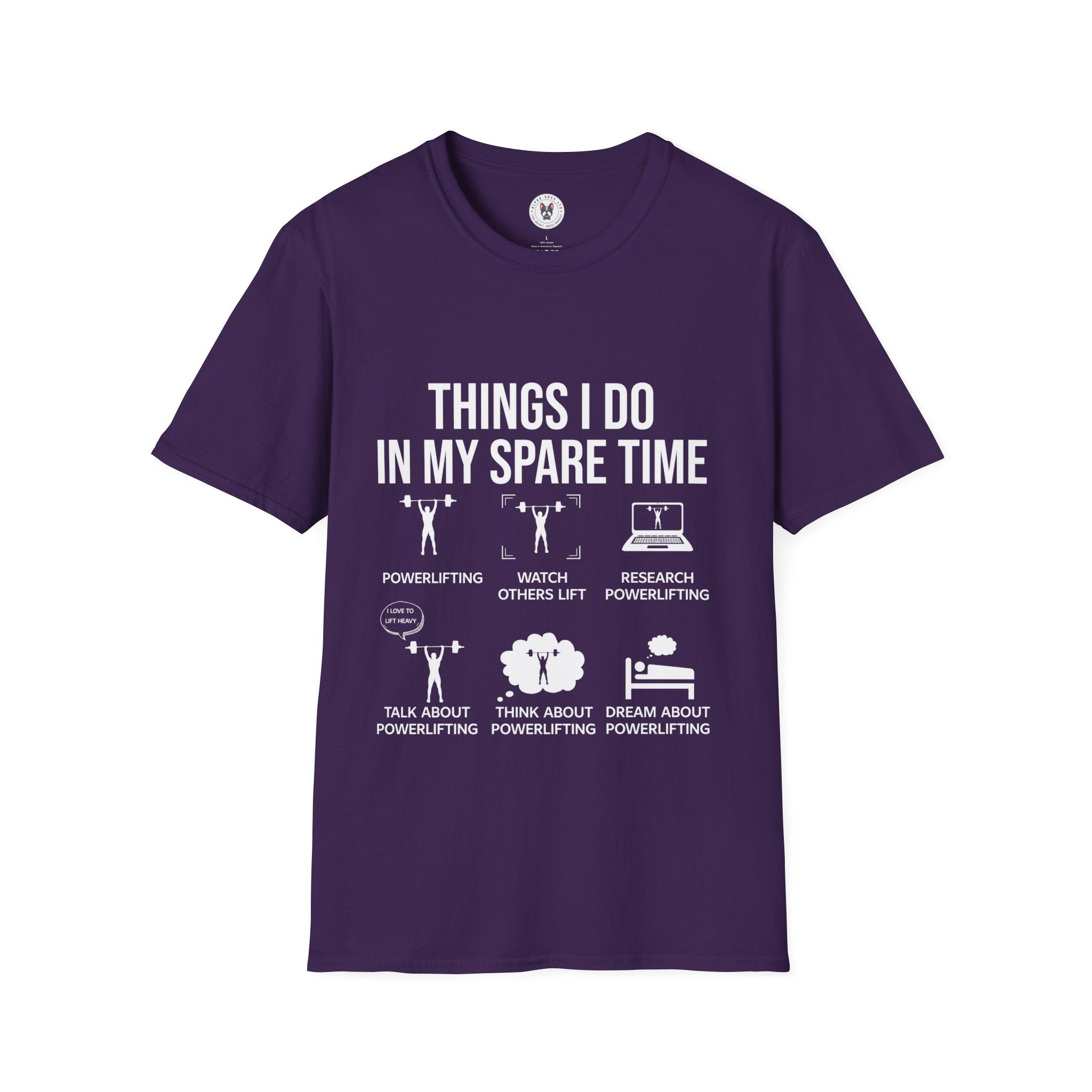 "Things I Do In My Spare Time"  Unisex Soft style T-Shirt