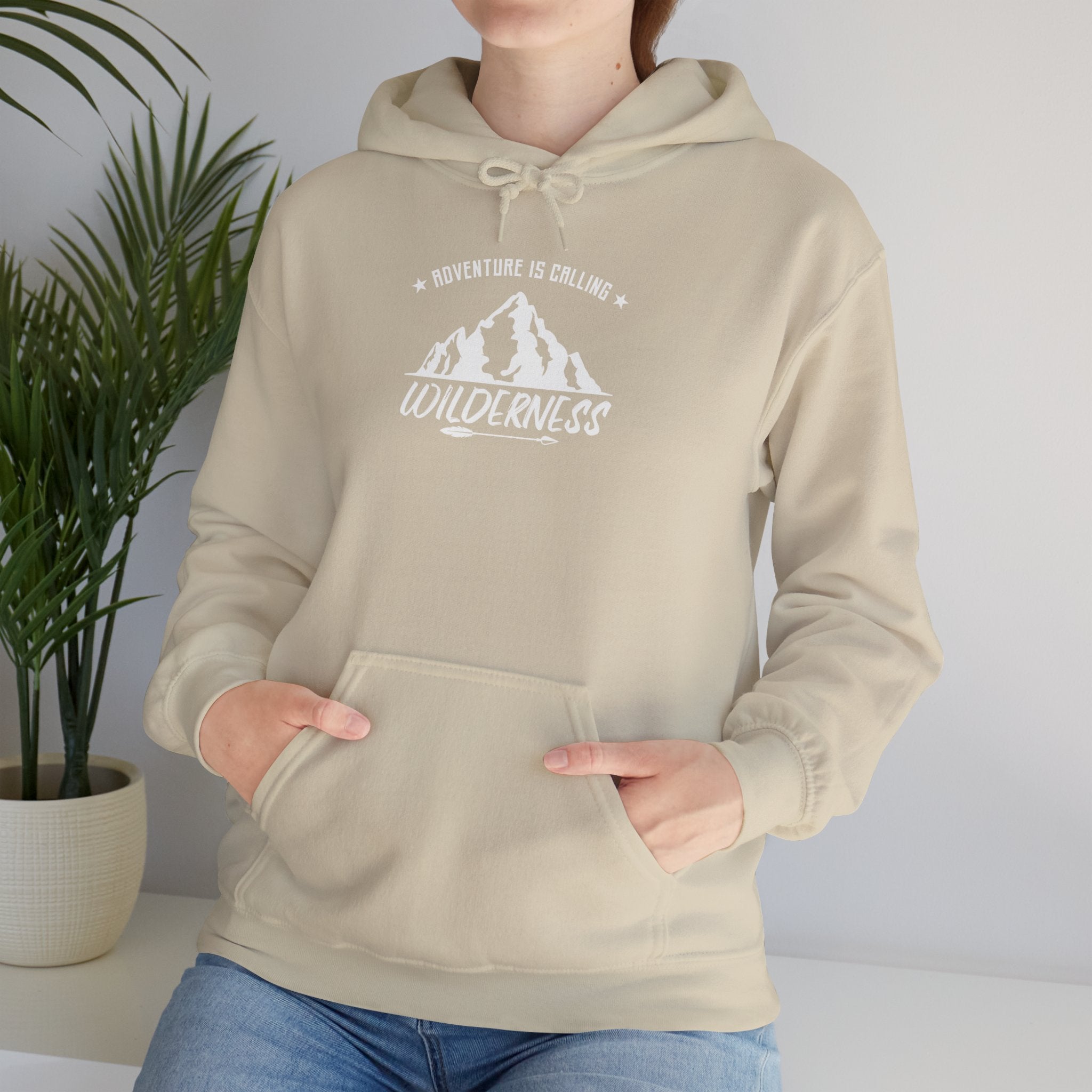 "Adventure Is Calling" Unisex Heavy Blend™ Hooded Sweatshirt