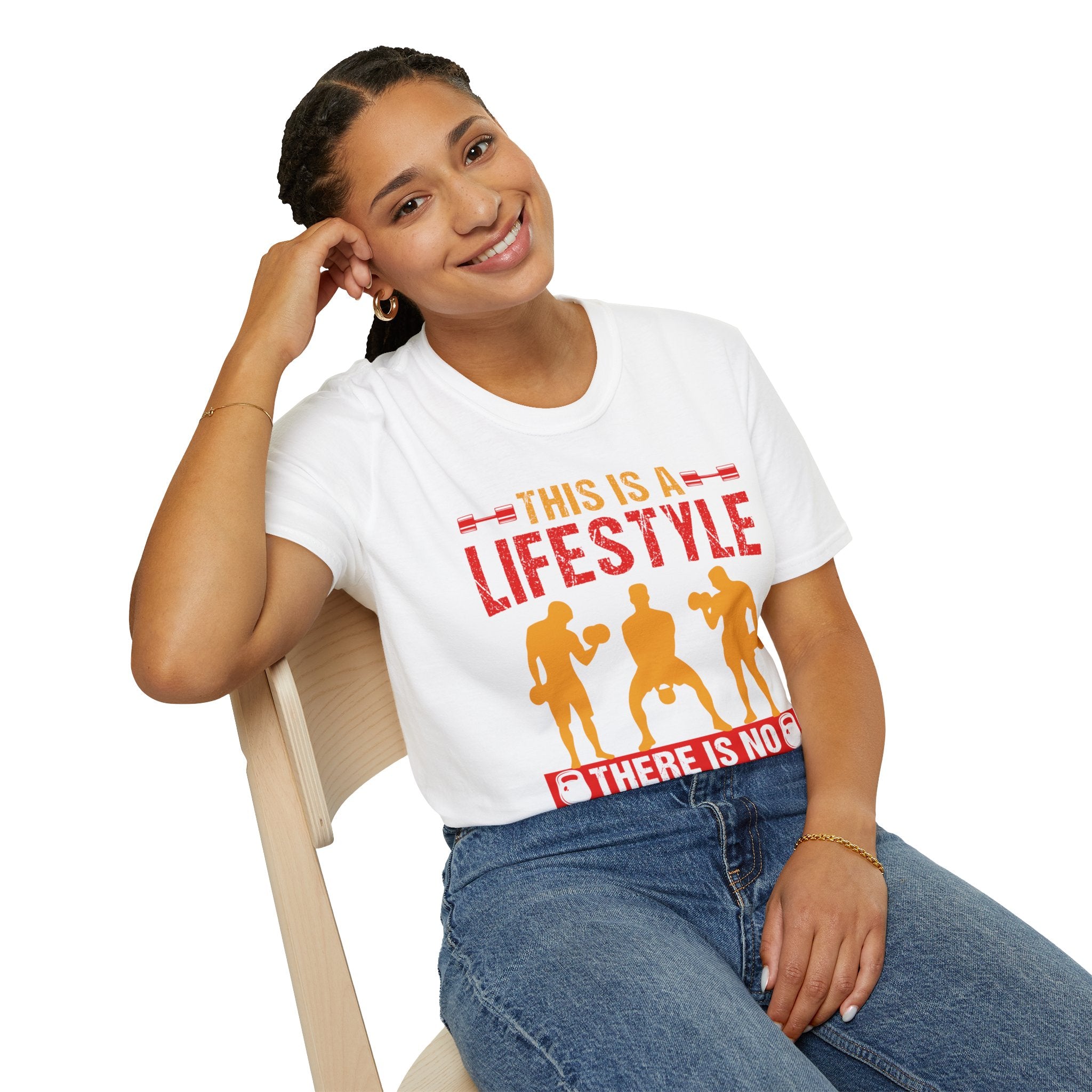 "This Is A Life Style There Is No Finish Line" Unisex Soft style T-Shirt