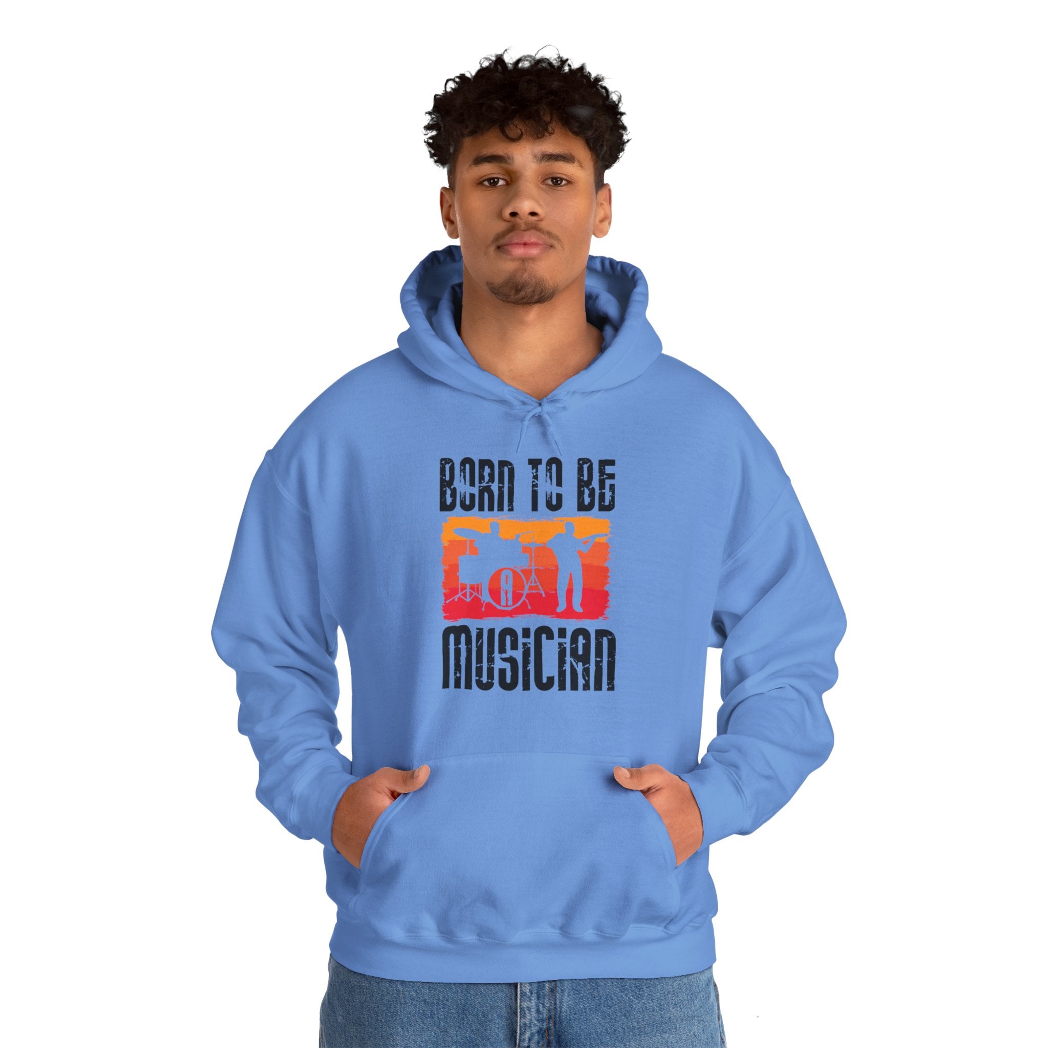 "Born To Be Musician"   Unisex Heavy Blend™ Hooded Sweatshirt