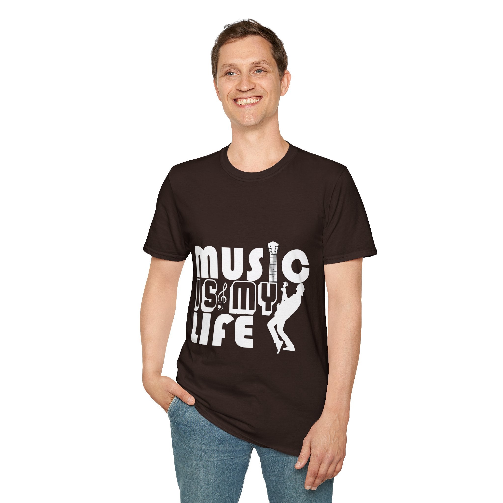 "Music In My Life" Unisex Soft style T-Shirt