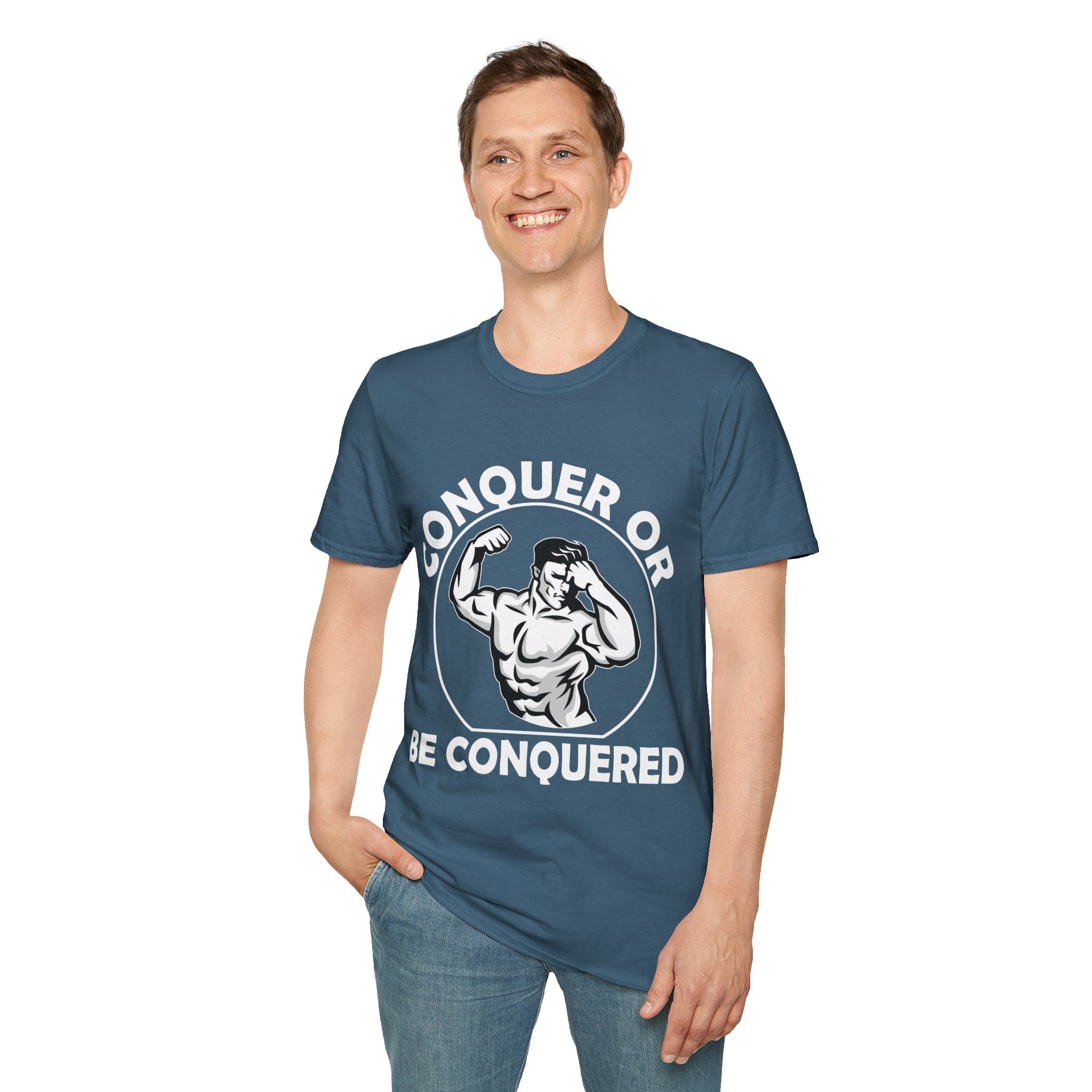 "Conquer Or Conquered" Unisex Soft style T-Shirt