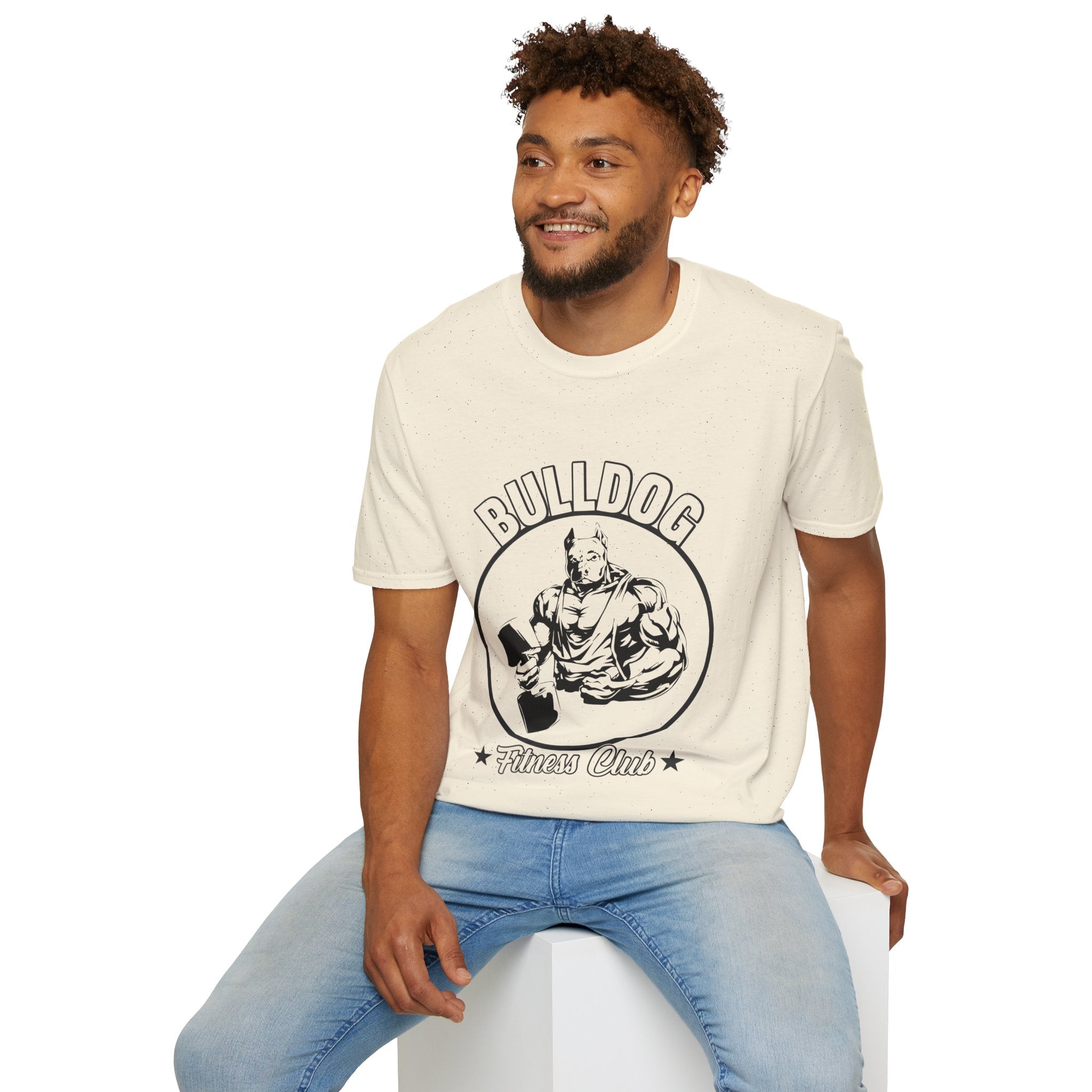 "BullDog Fitness Club" Unisex Soft style T-Shirt