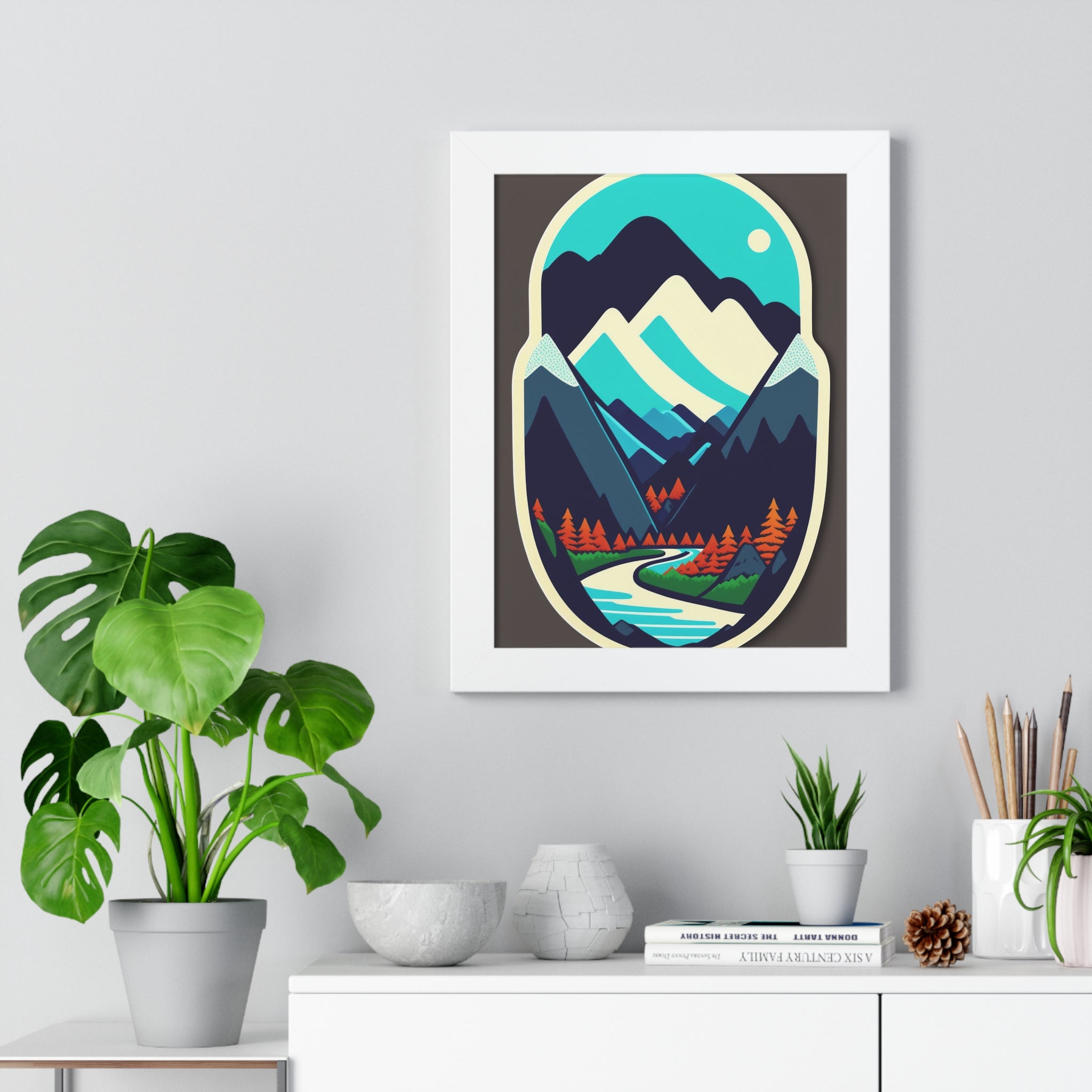 "BOHO" Framed Vertical Poster