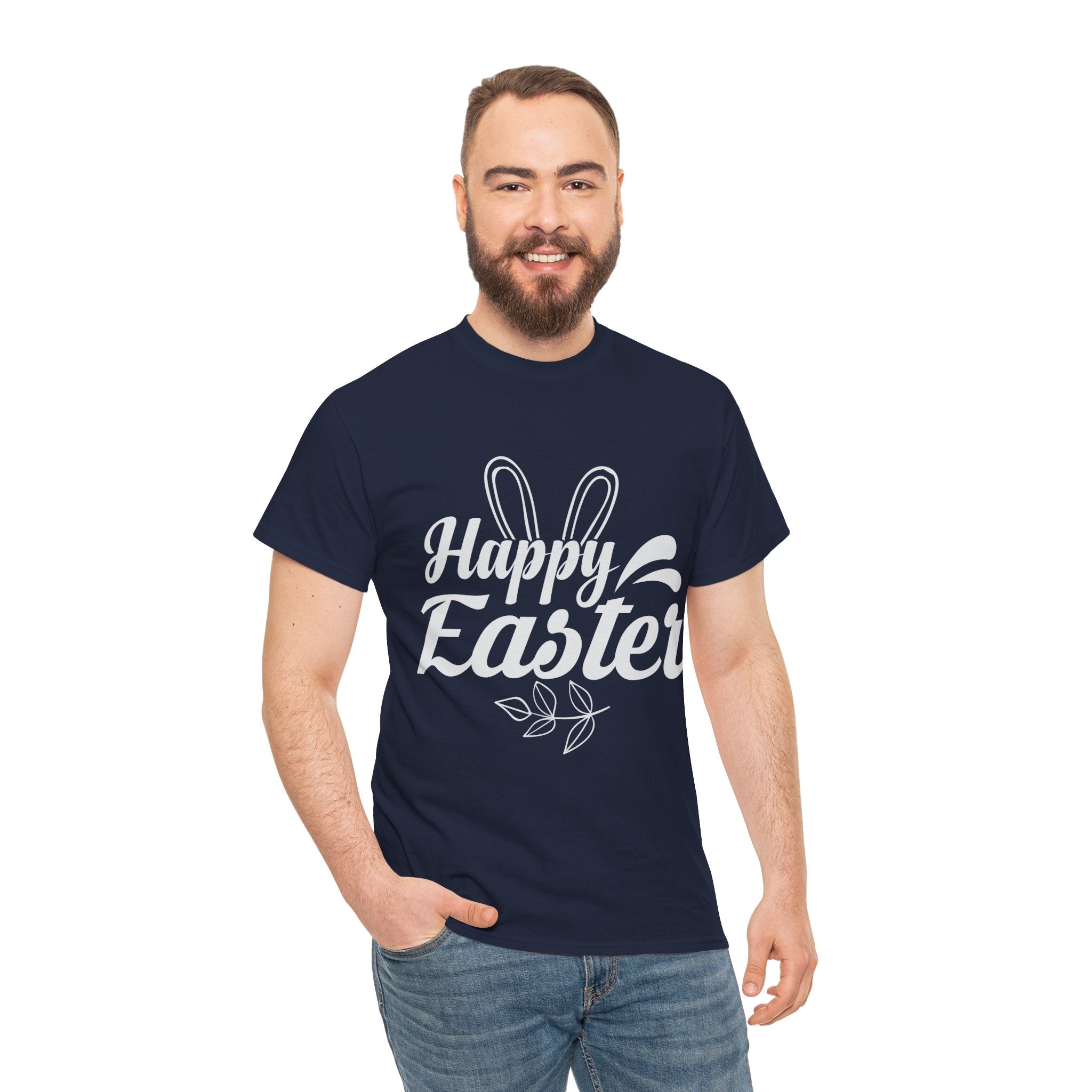 Happy Easter Unisex Heavy Cotton Tee