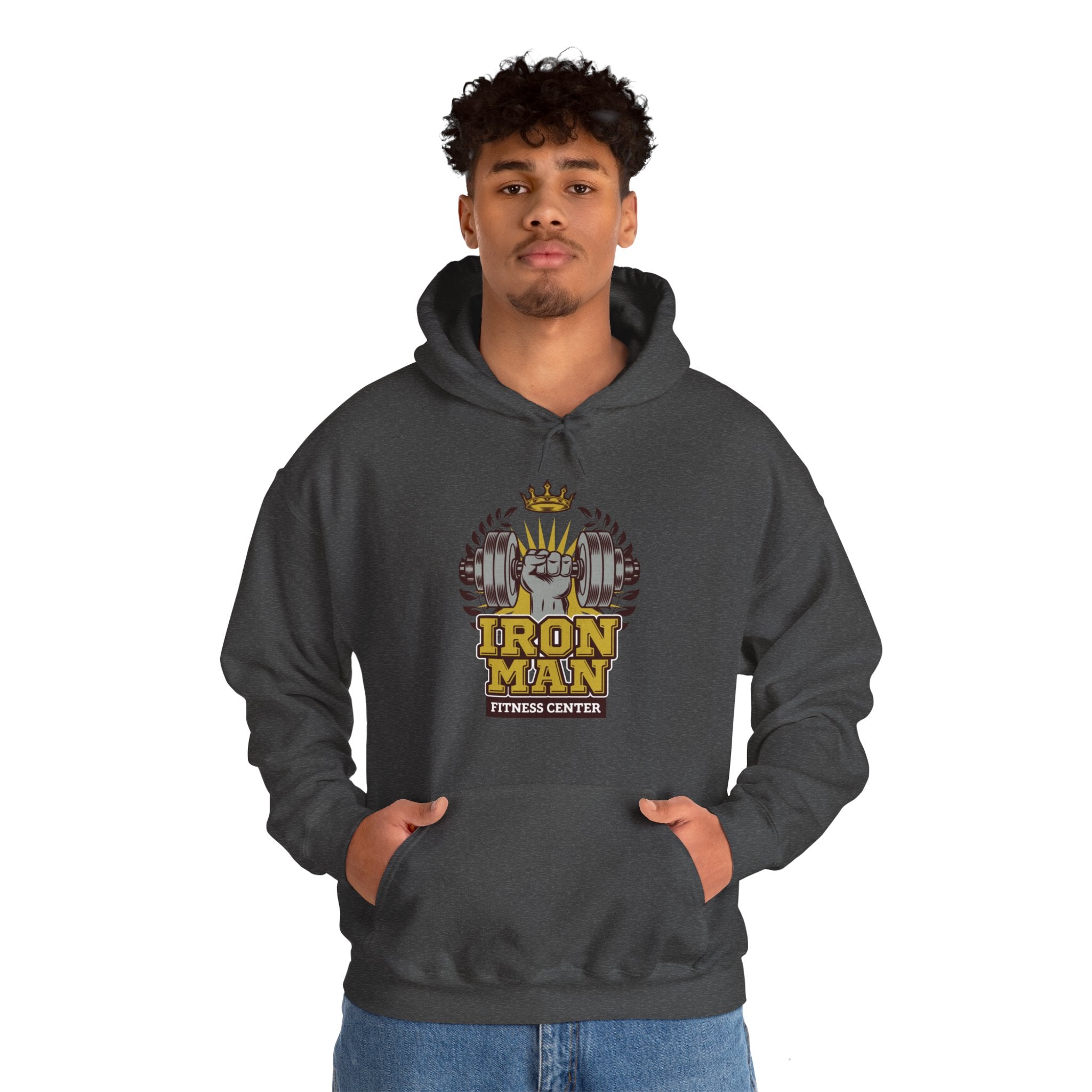 "IronMan Fitness Centre" Unisex Heavy Blend™ Hooded Sweatshirt