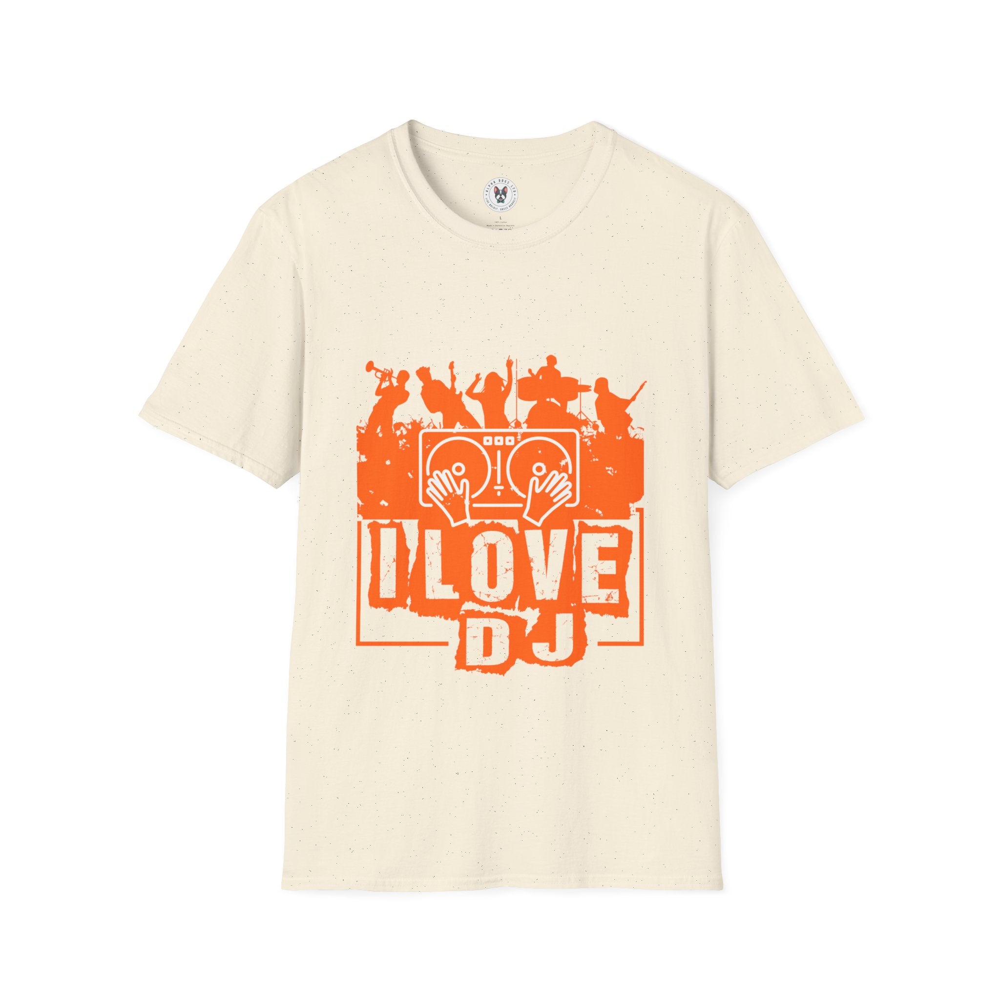 "I Love DJ" Unisex Soft style T-Shirt