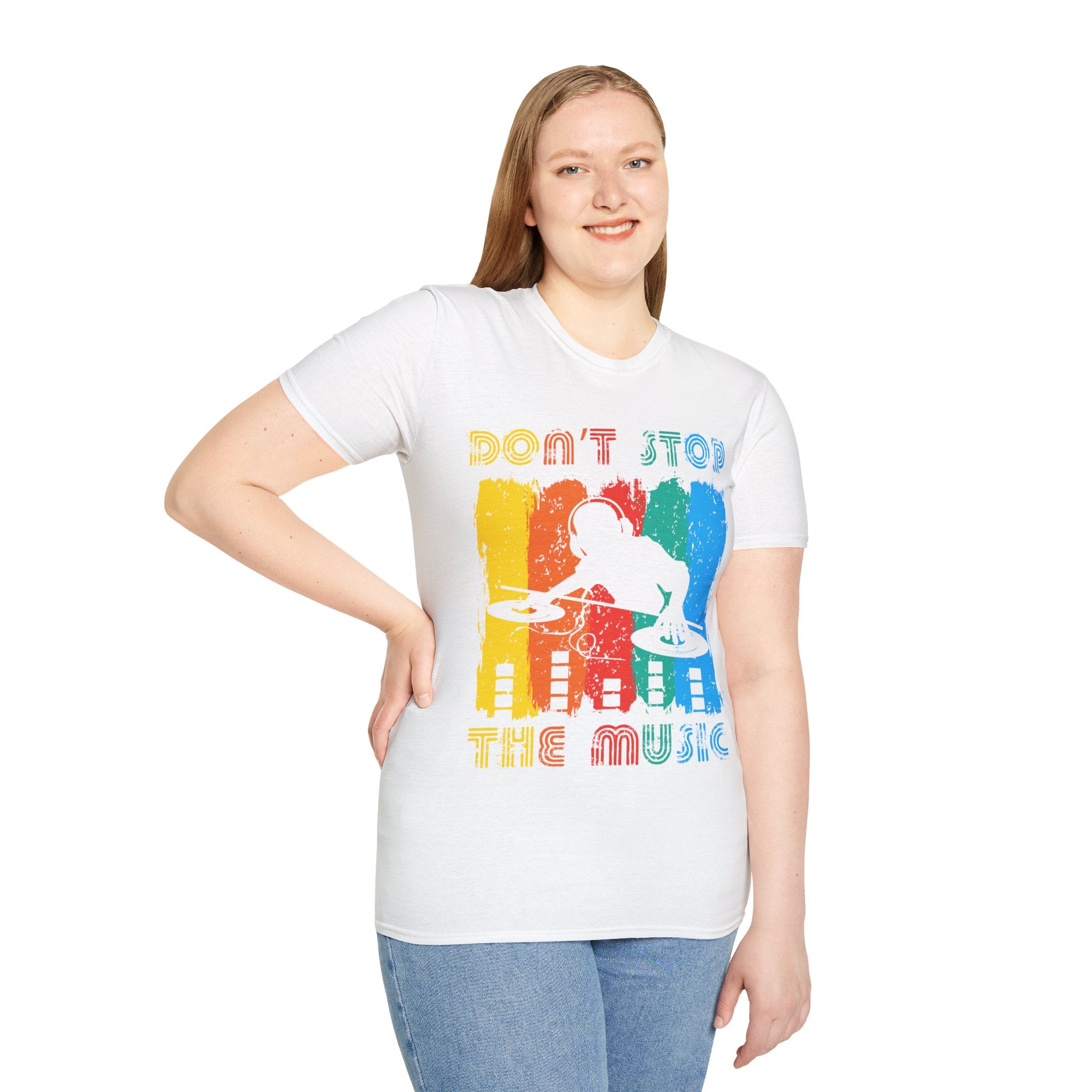 "Don't Stop the Music" Unisex Soft style T-Shirt