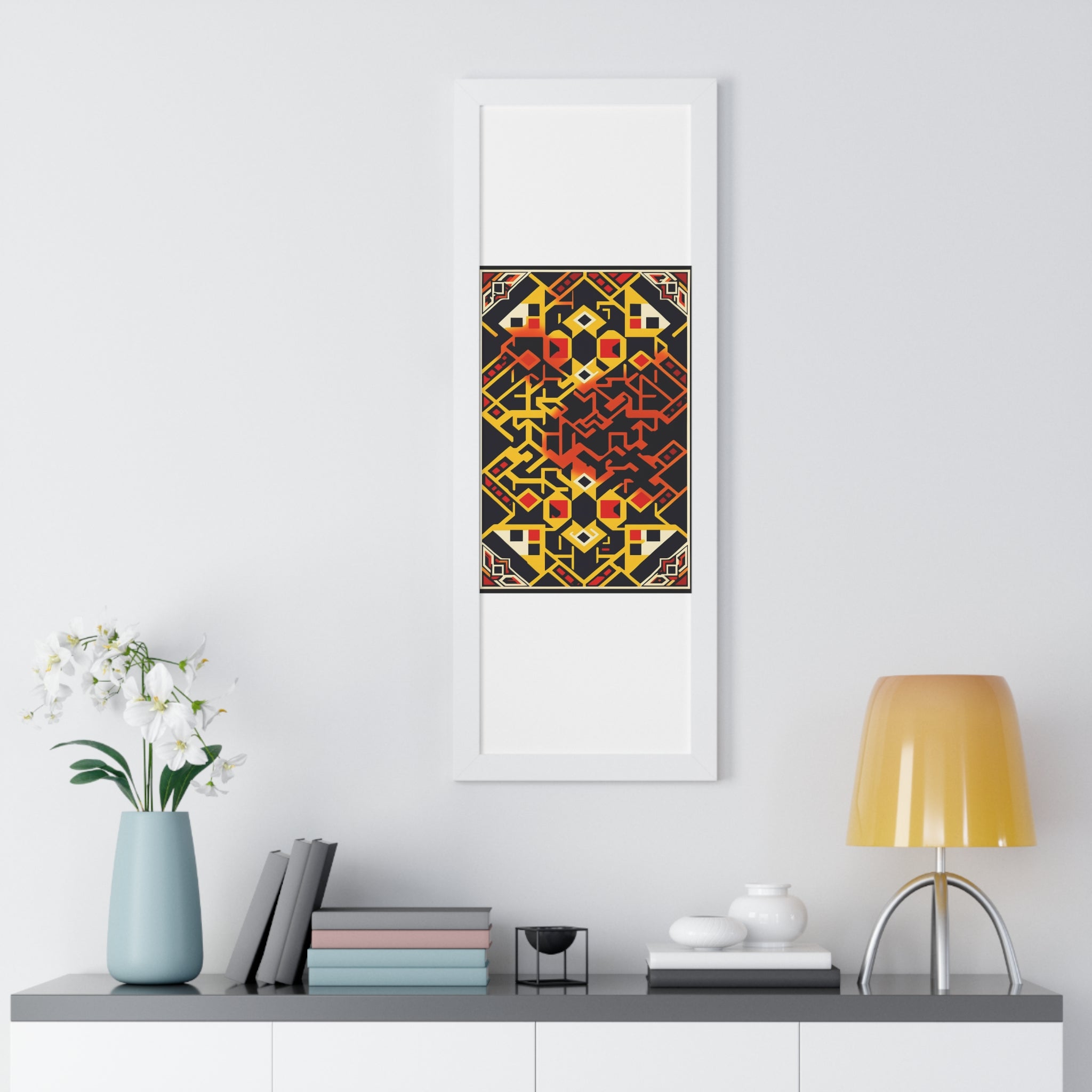 "BOHO" Framed Vertical Poster