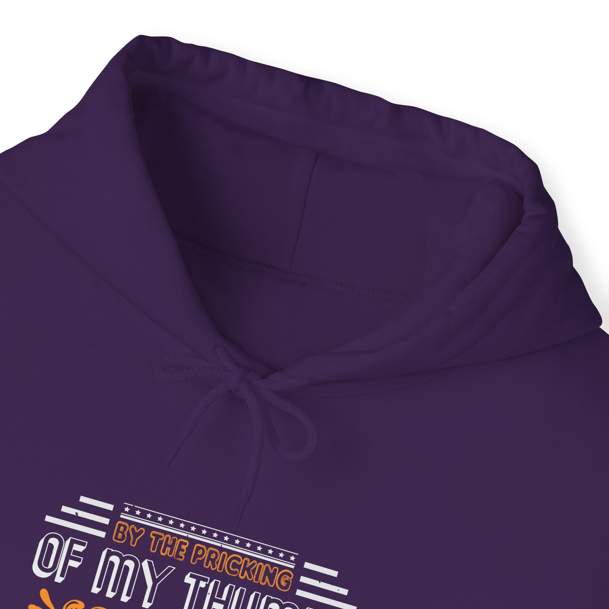 "BY THE PRICKING OF MY THUMBS SOMETIME WICKED THIS WAY COMES" Unisex Heavy Blend™ Hooded Sweatshirt